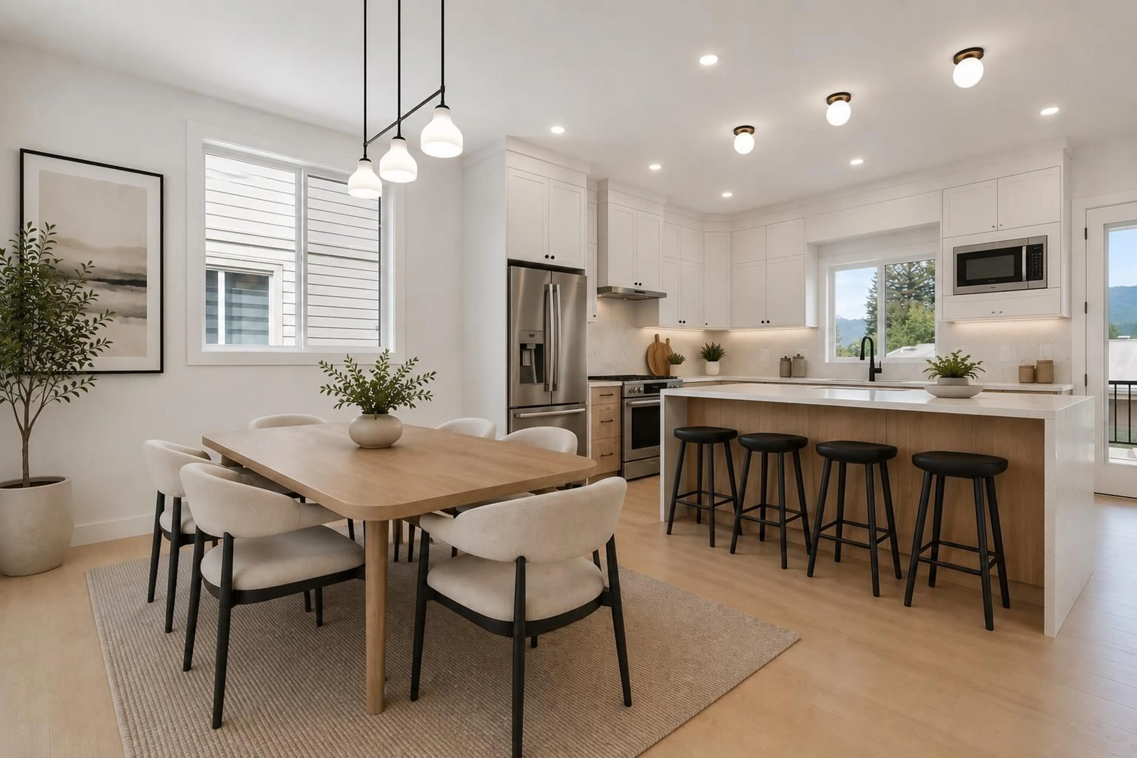 Open concept kitchen, ceramic/tile floor for 8 - 45141 WATSON ROAD, Chilliwack British Columbia V2R6N2