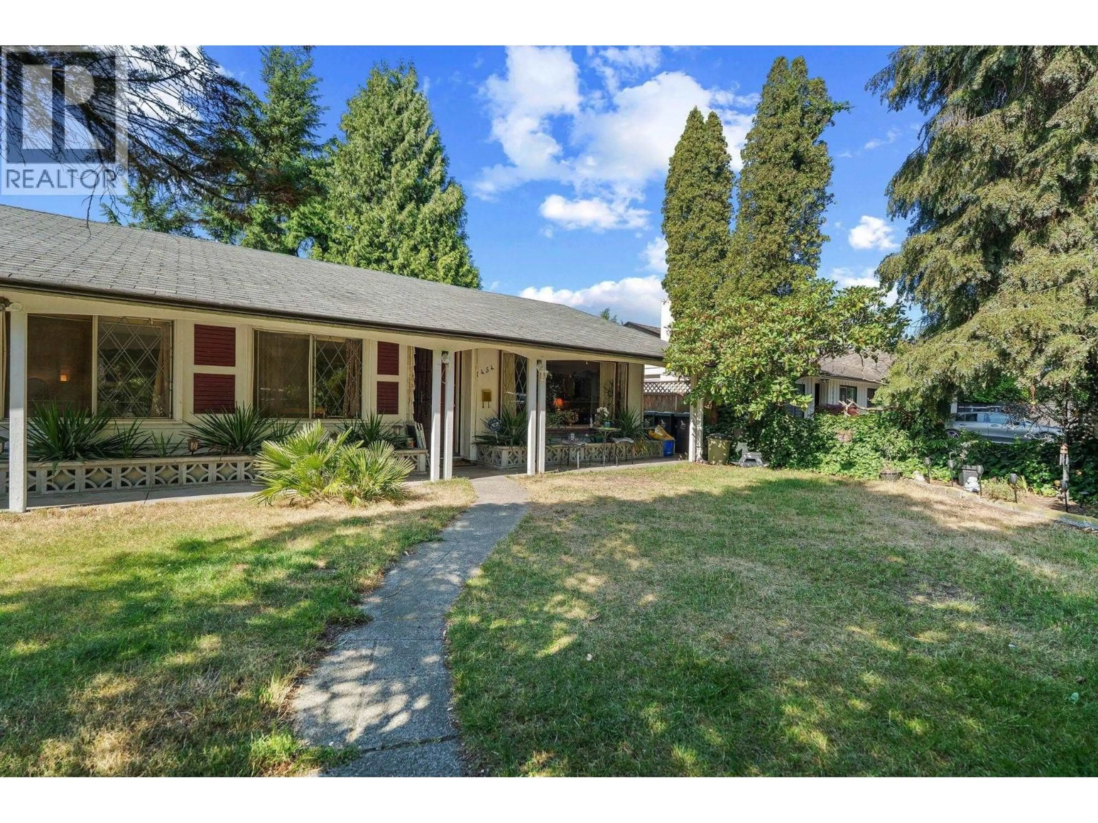 A pic from outside/outdoor area/front of a property/back of a property/a pic from drone, street for 1454 SOWDEN STREET, North Vancouver British Columbia V7P1M1