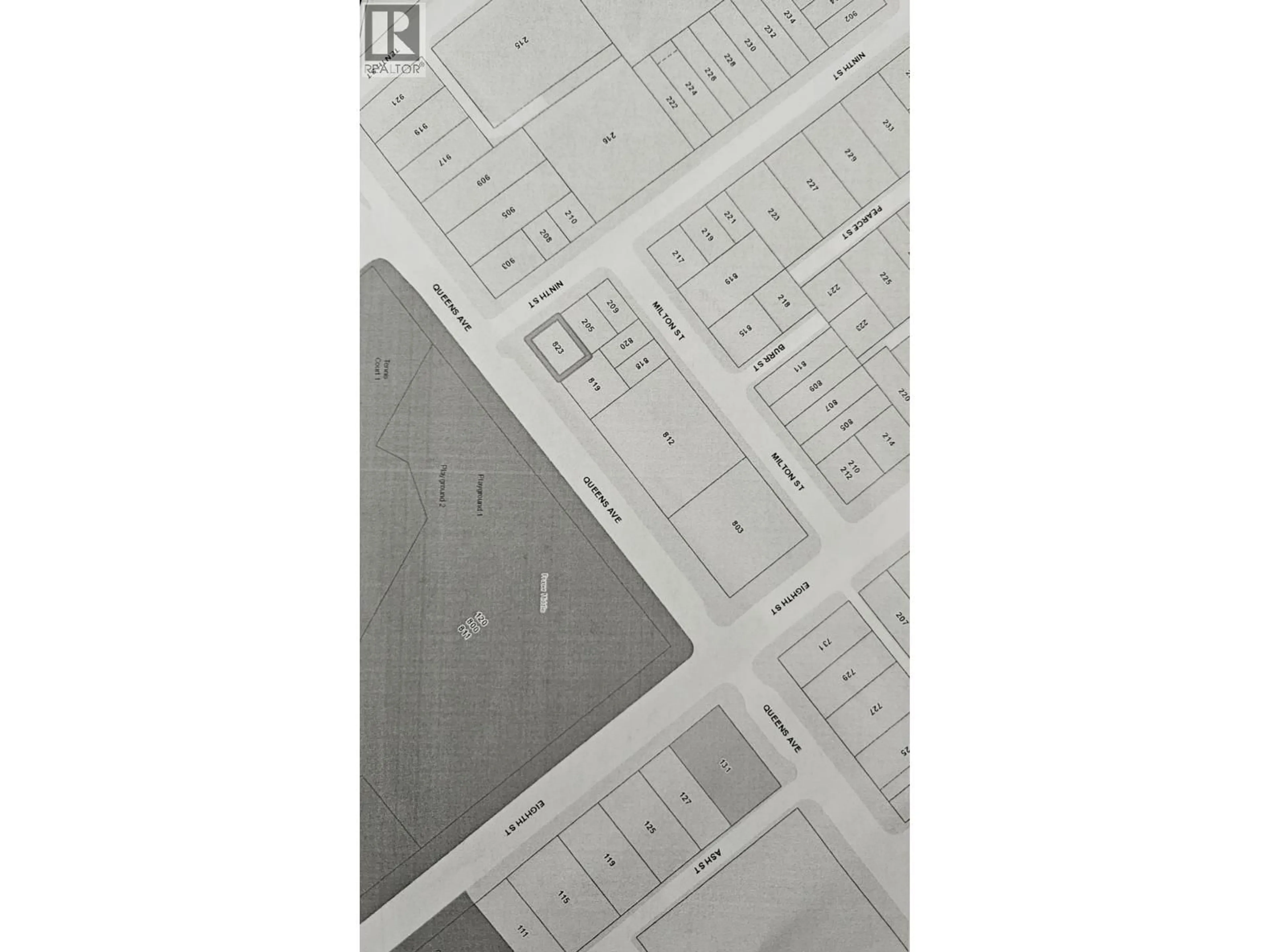 Picture of a map for 823 QUEENS AVENUE, New Westminster British Columbia V3M1L9