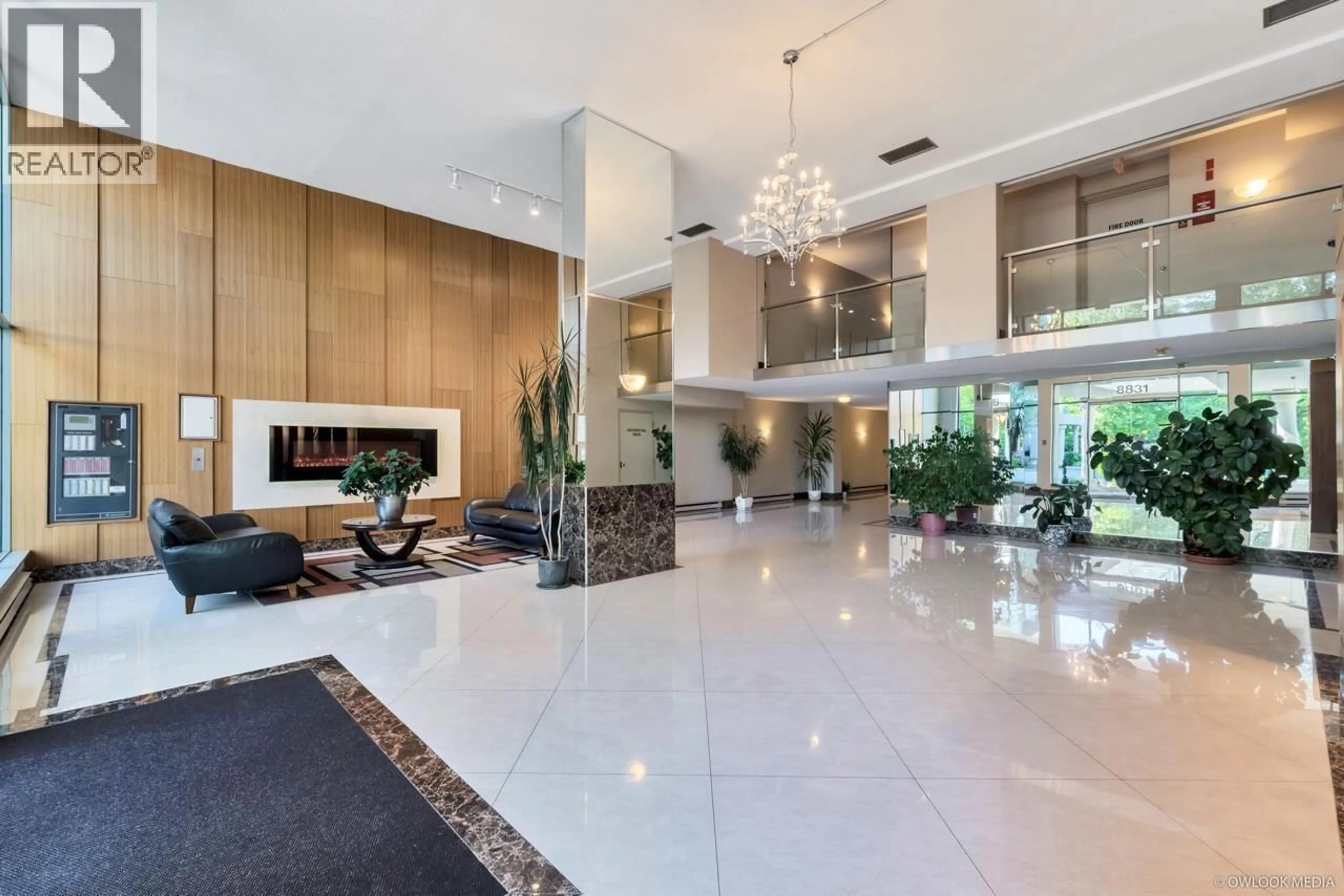 Lobby for 1602 - 8831 LANSDOWNE ROAD, Richmond British Columbia V6X3T5