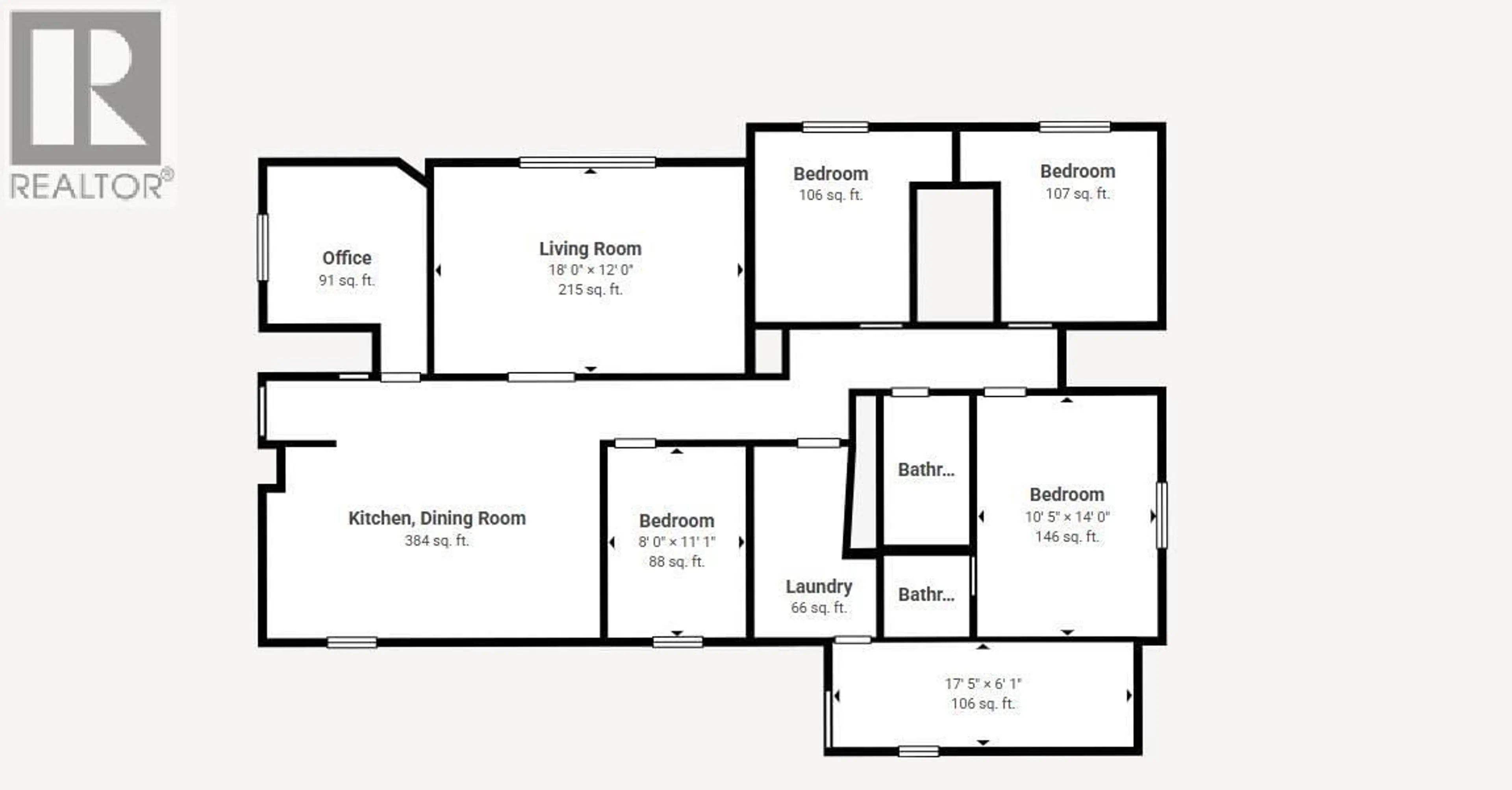 Floor plan for 2611 GOOK ROAD, Quesnel British Columbia V2J4H8