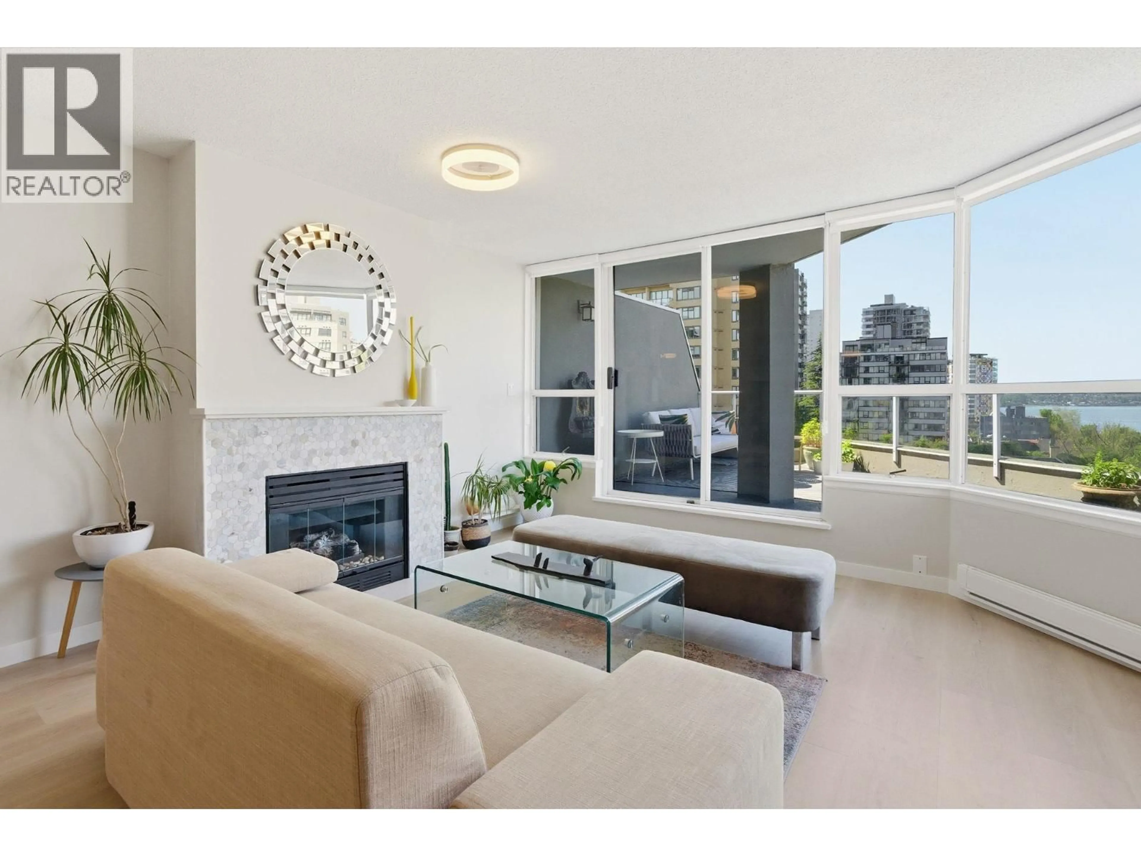 Living room with furniture, unknown for 701 - 1771 NELSON STREET, Vancouver British Columbia V6G1M6
