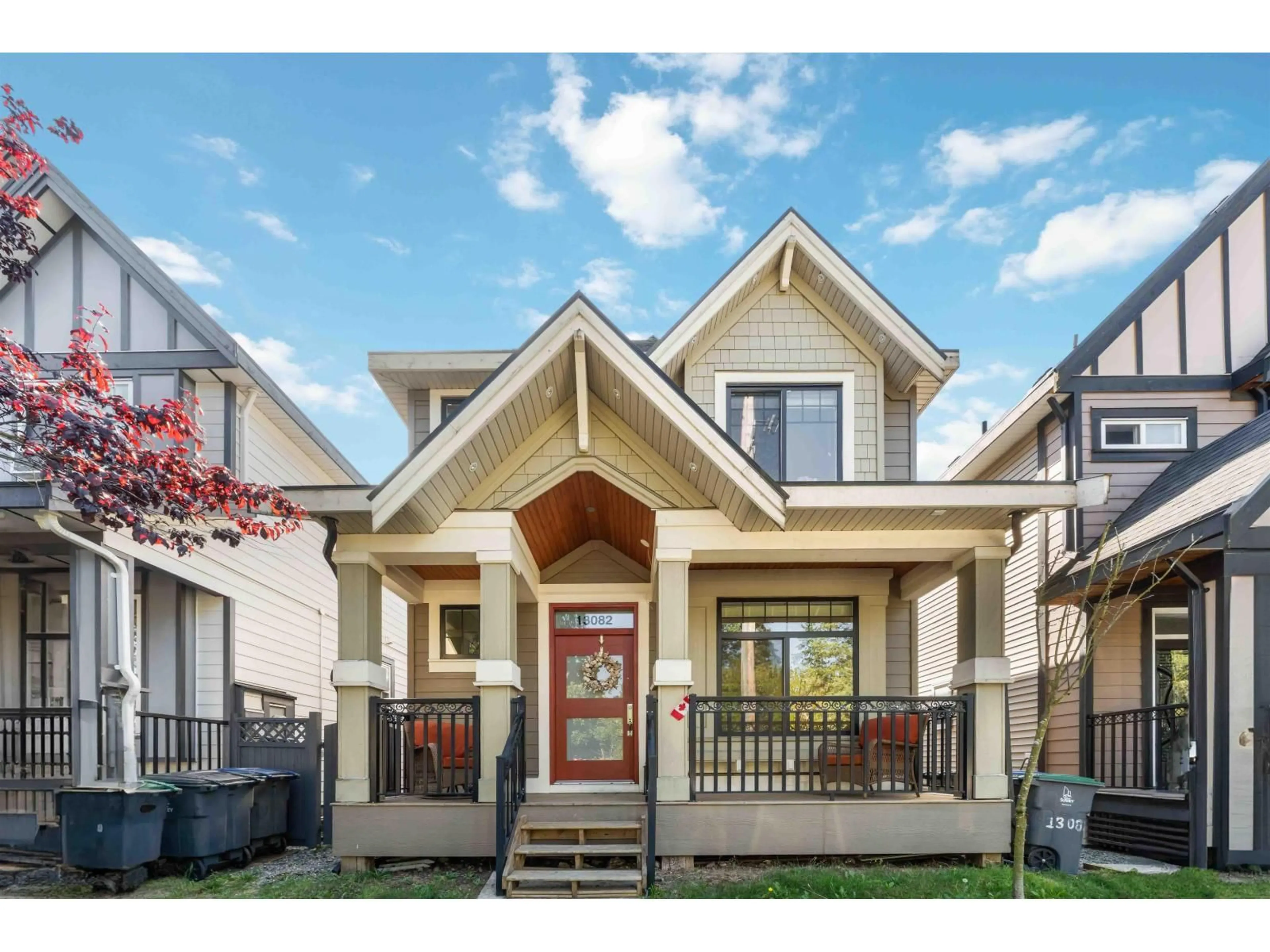Home with vinyl exterior material, street for 13082 60 AVENUE, Surrey British Columbia V3X2L7