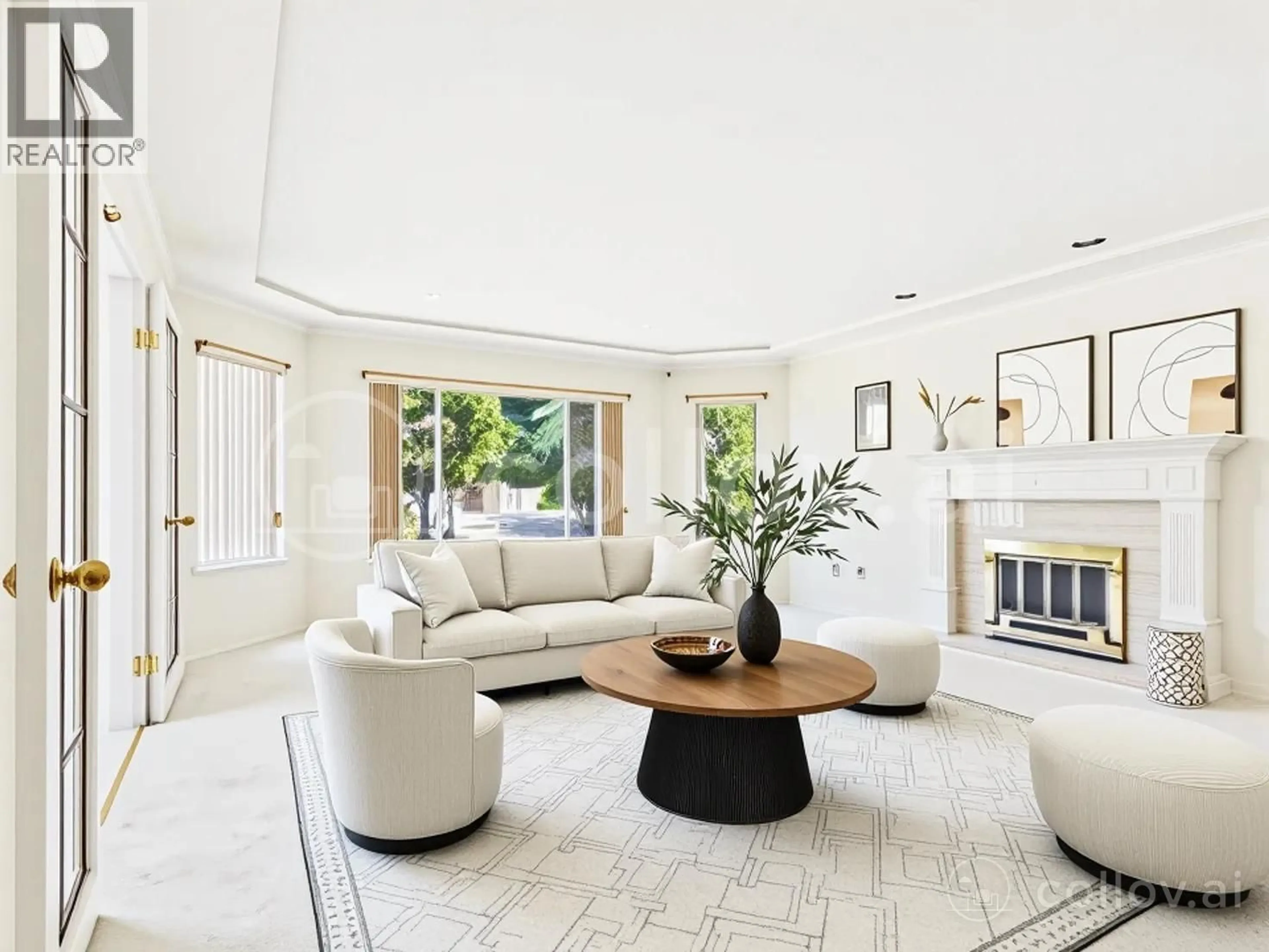 Living room with furniture, unknown for 2718 OLIVER CRESCENT, Vancouver British Columbia V6L1S9
