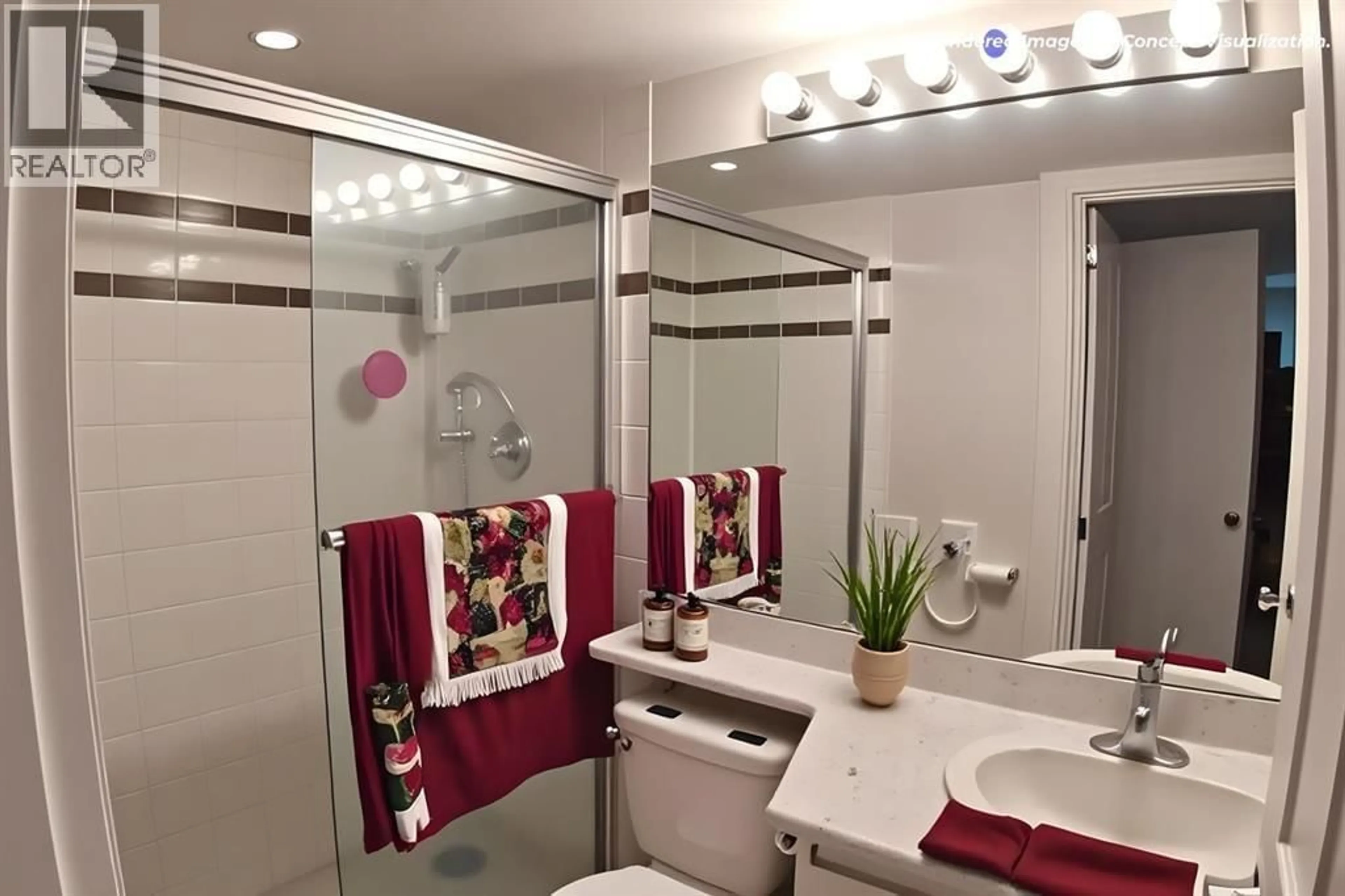 Standard bathroom, ceramic/tile floor for 2304 - 183 KEEFER PLACE, Vancouver British Columbia V6B6B9