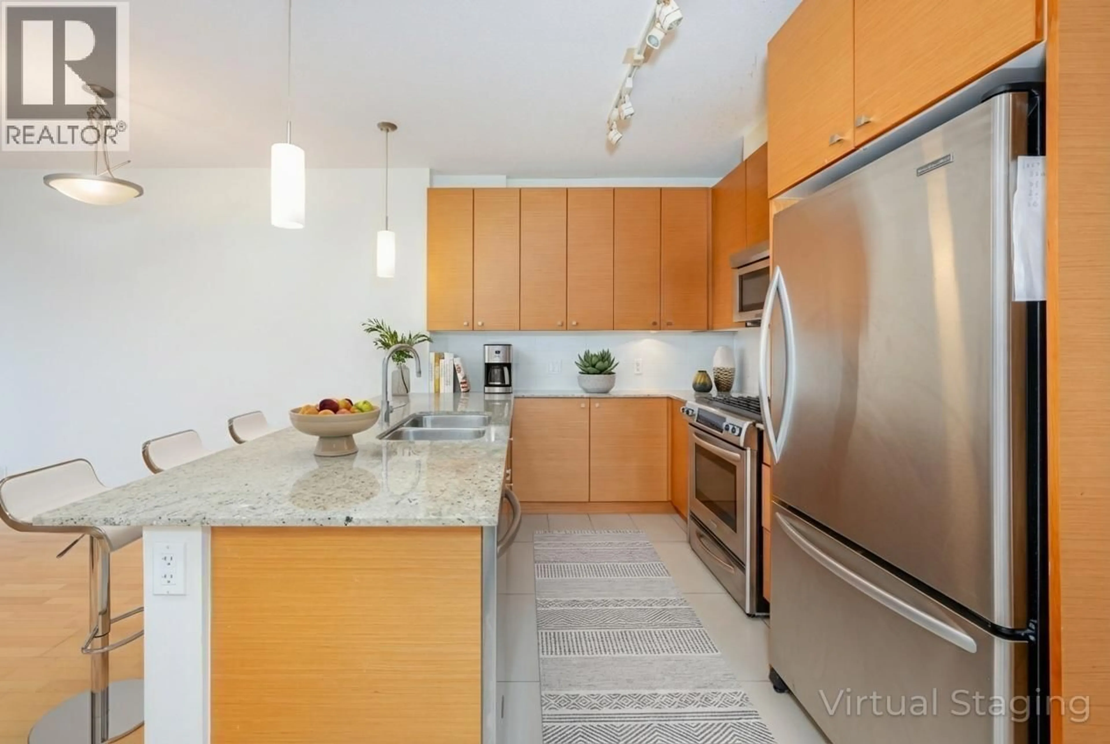 Contemporary kitchen, unknown for 809 - 7360 ELMBRIDGE WAY, Richmond British Columbia V6X0A5