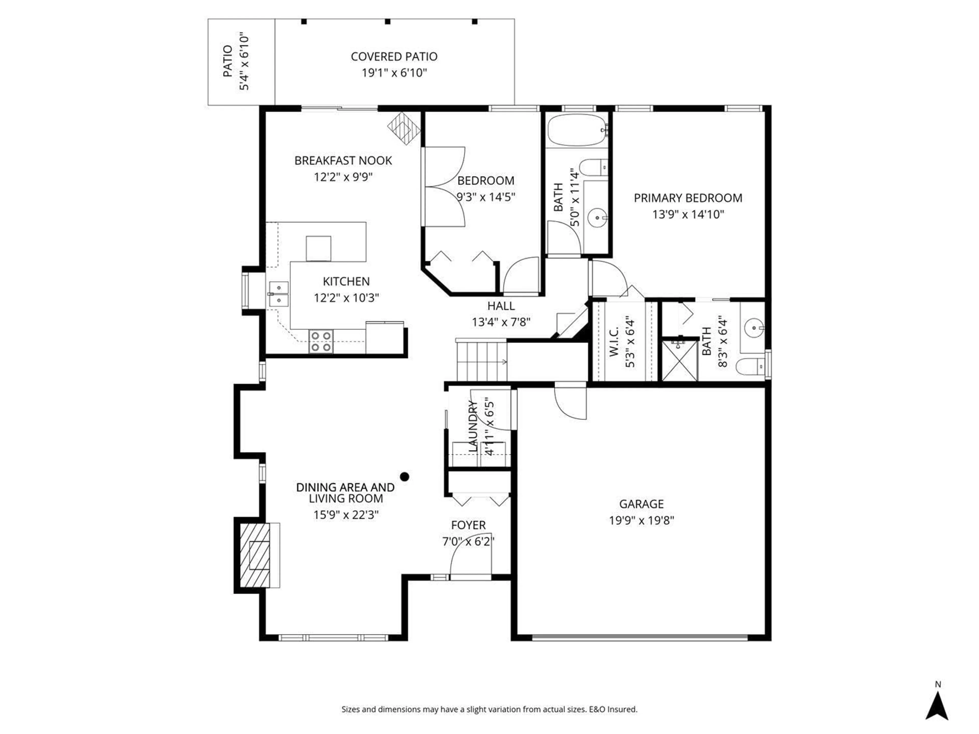 Floor plan for 3 - 6336 TYSON ROAD, Chilliwack British Columbia V2R3X7