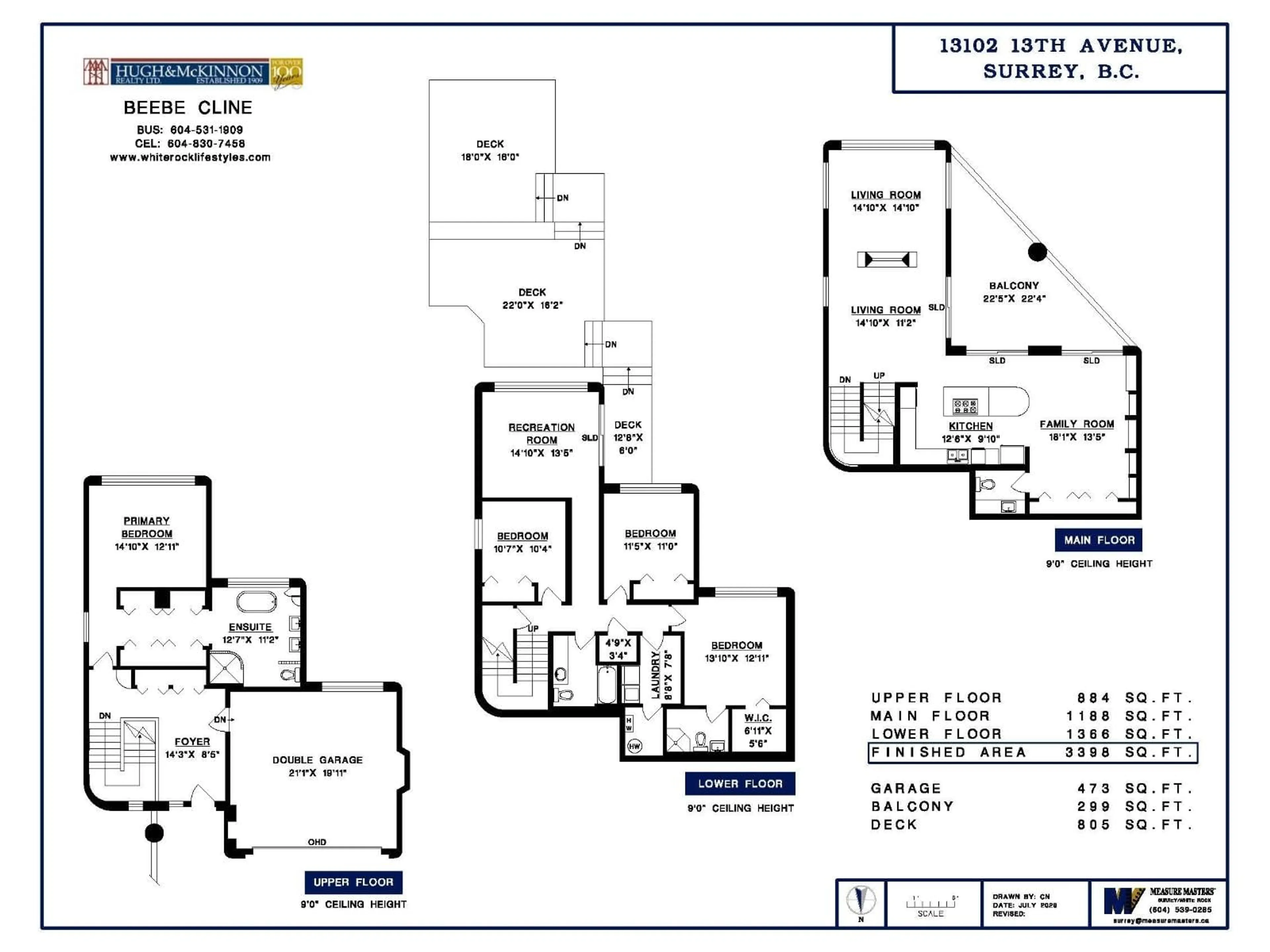 Floor plan for 13102 13 AVENUE, Surrey British Columbia V4A1B8