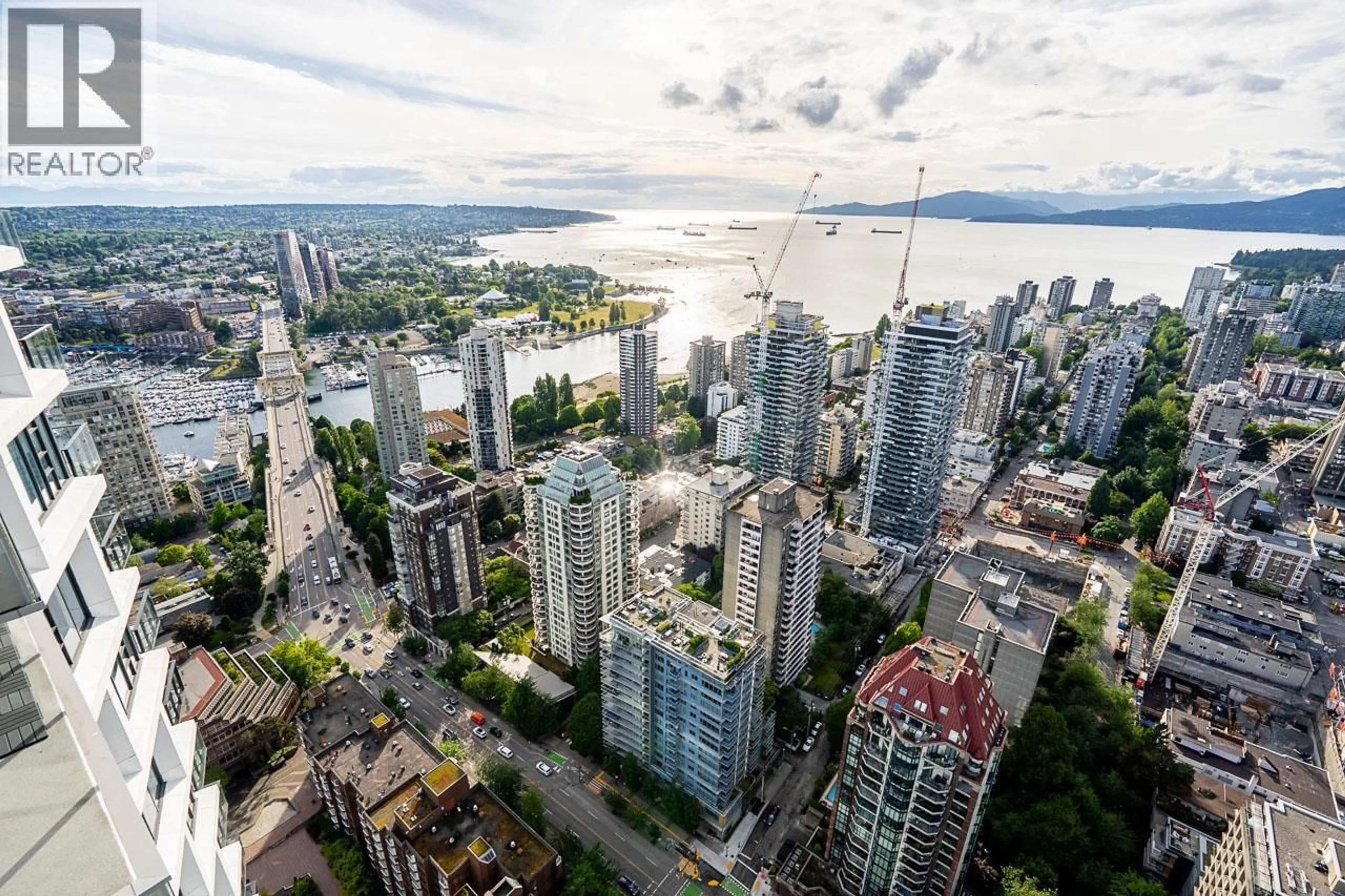 A pic from outside/outdoor area/front of a property/back of a property/a pic from drone, city buildings view from balcony for 5302 - 1289 HORNBY STREET, Vancouver British Columbia V6Z0G7