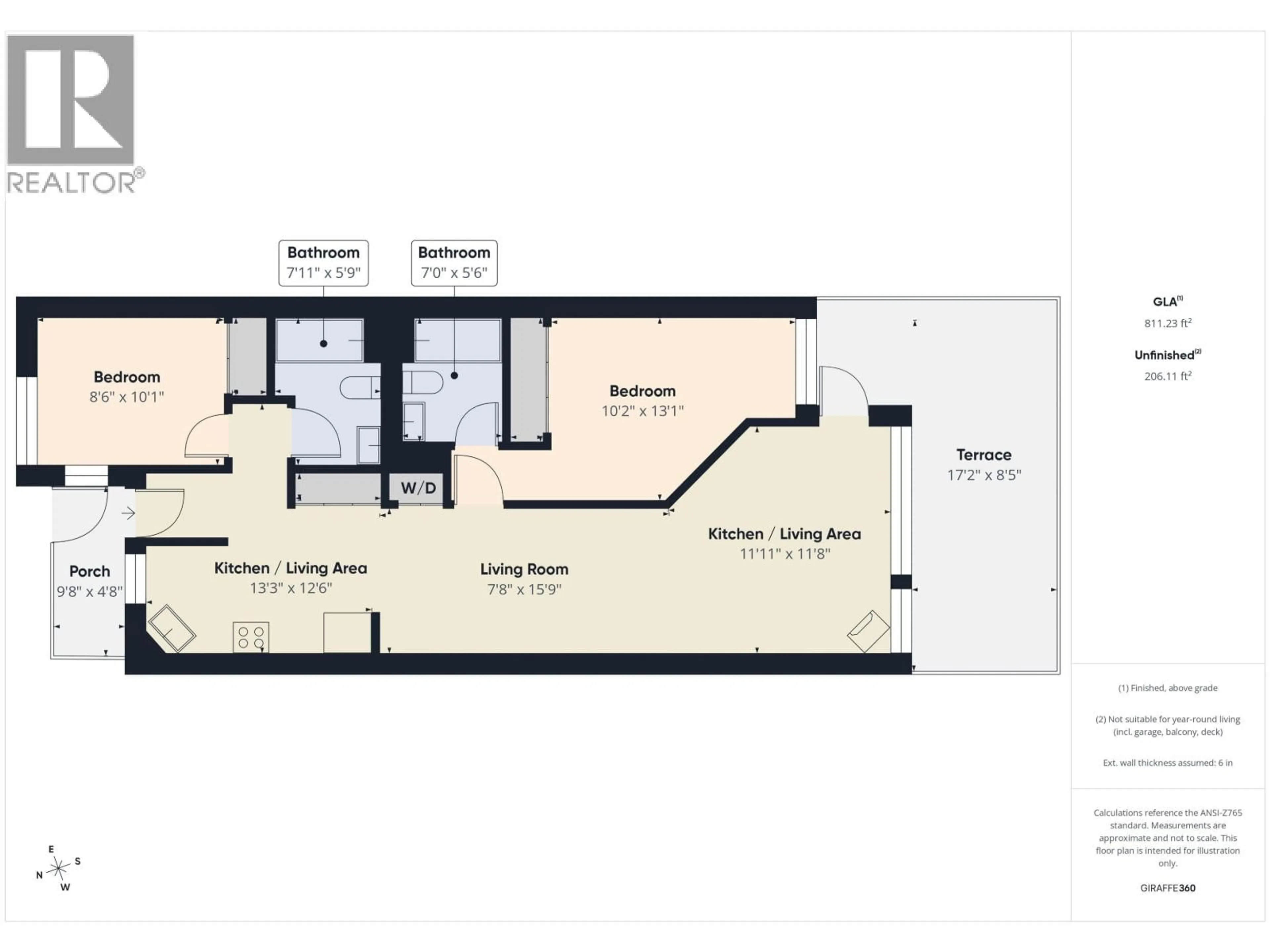 Floor plan for 215 - 2238 KINGSWAY STREET, Vancouver British Columbia V5N2T7