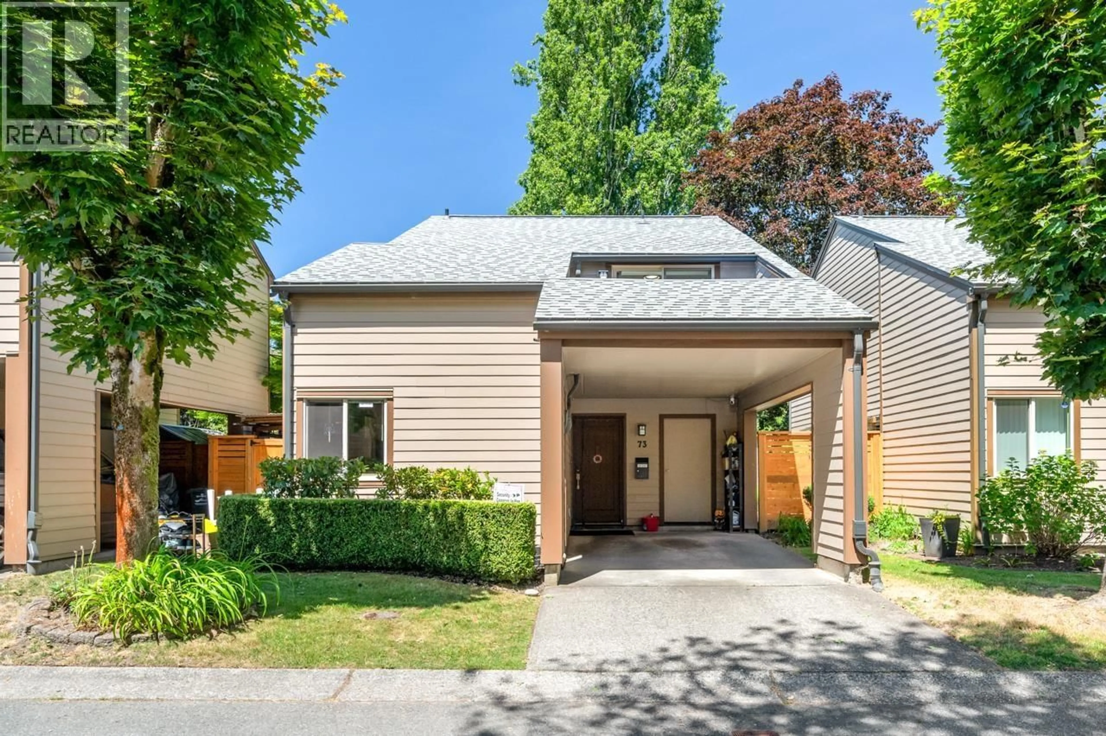 Home with brick exterior material, street for 73 - 6880 LUCAS ROAD, Richmond British Columbia V7C4T8