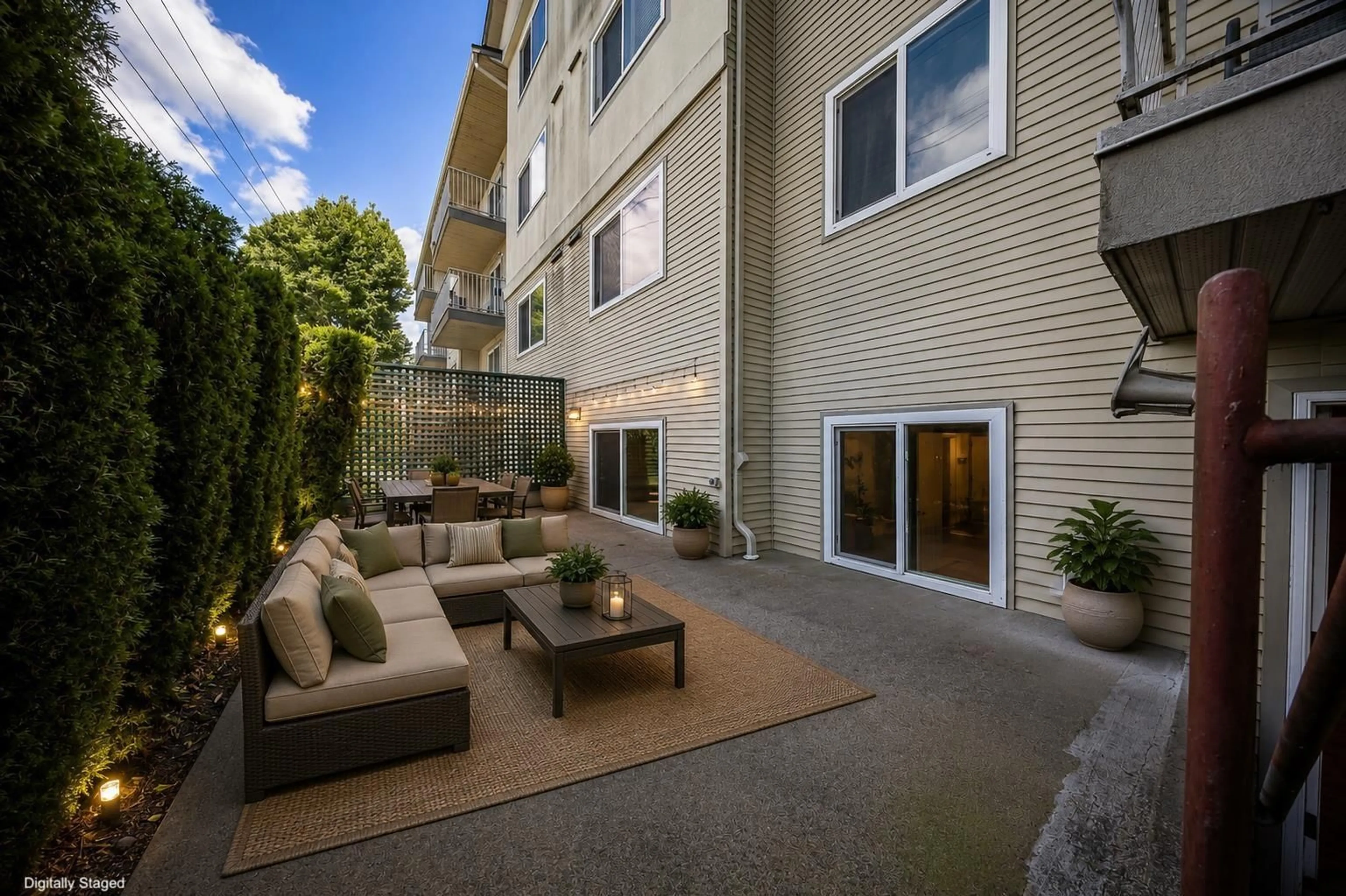 Patio, street for 106 - 7694 EVANS ROAD, Chilliwack British Columbia V2R3W3