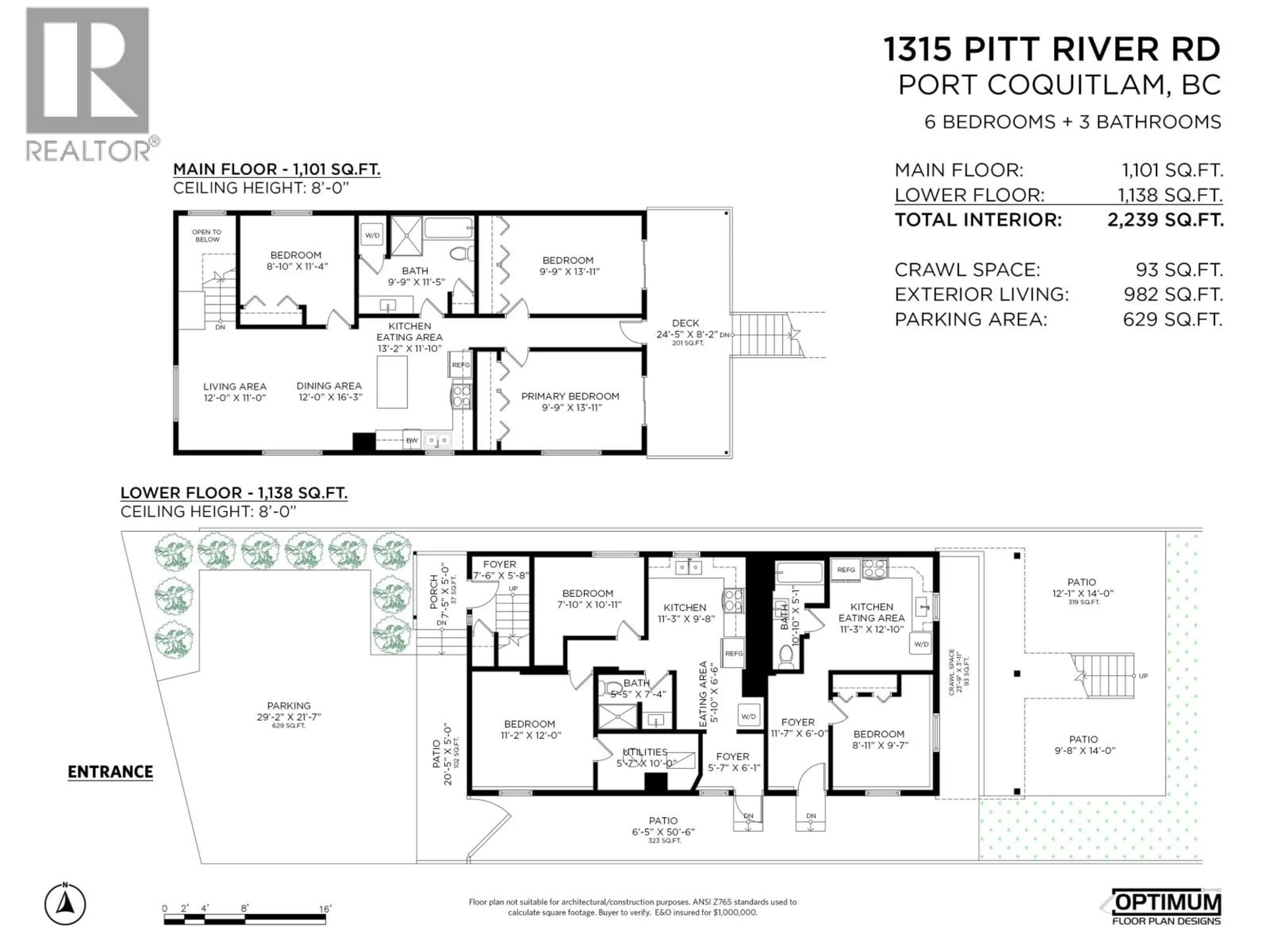 Floor plan for 1315 PITT RIVER ROAD, Port Coquitlam British Columbia V3C1N8