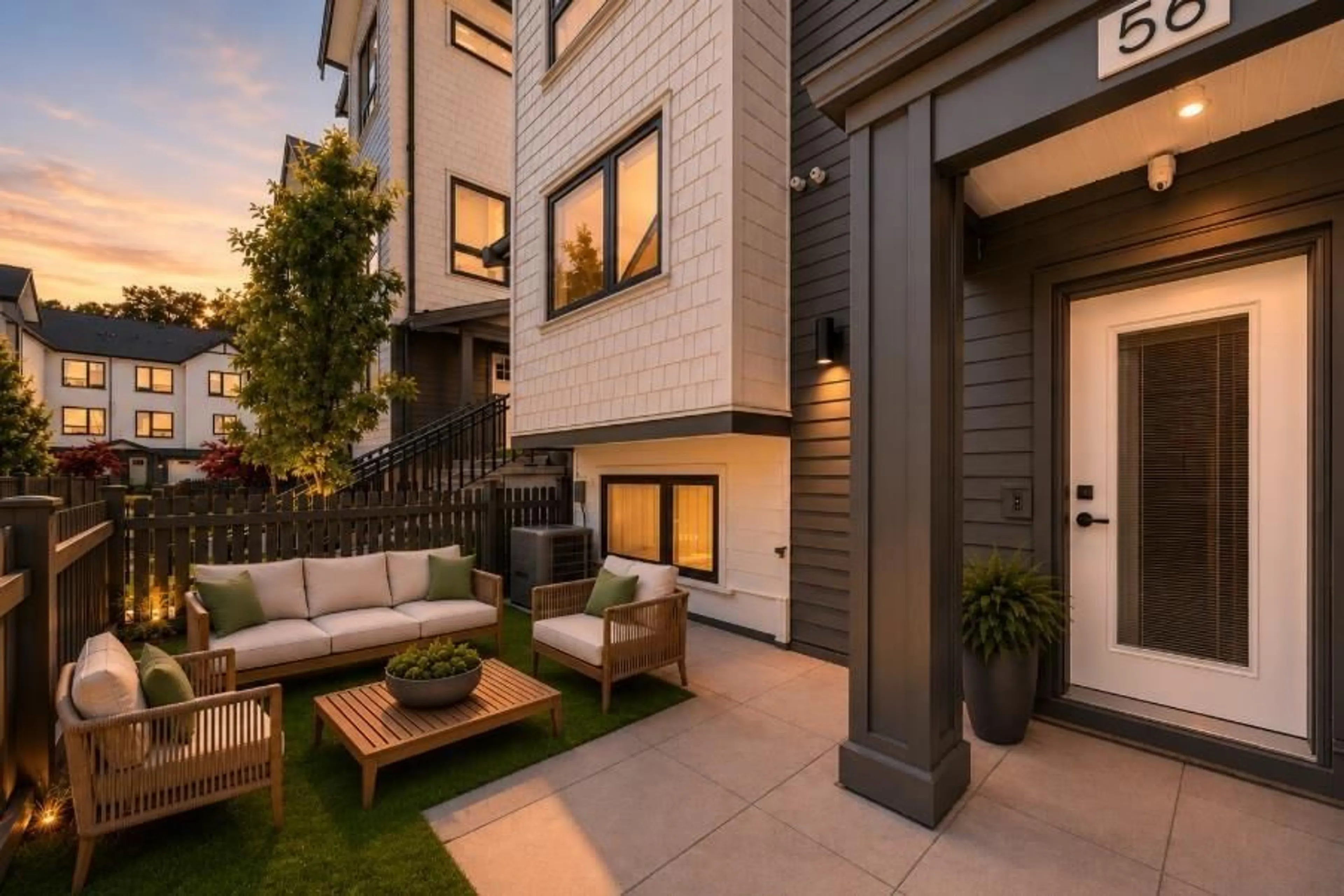 Patio, street for 56 - 16358 90 AVENUE, Surrey British Columbia V4N4T2