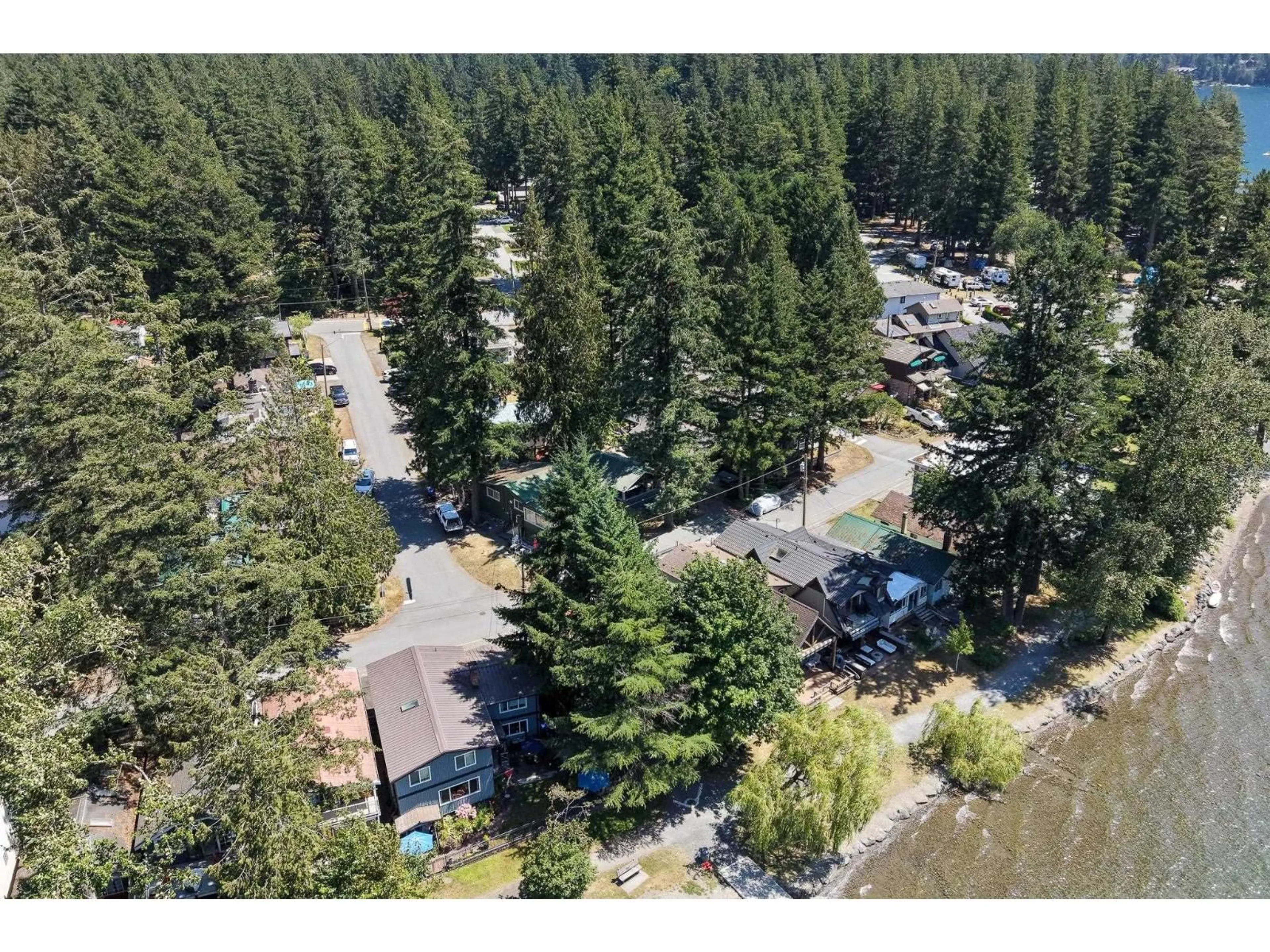 A pic from outside/outdoor area/front of a property/back of a property/a pic from drone, forest/trees view for 265 FIRST AVENUE, Cultus Lake British Columbia V2R4Z4
