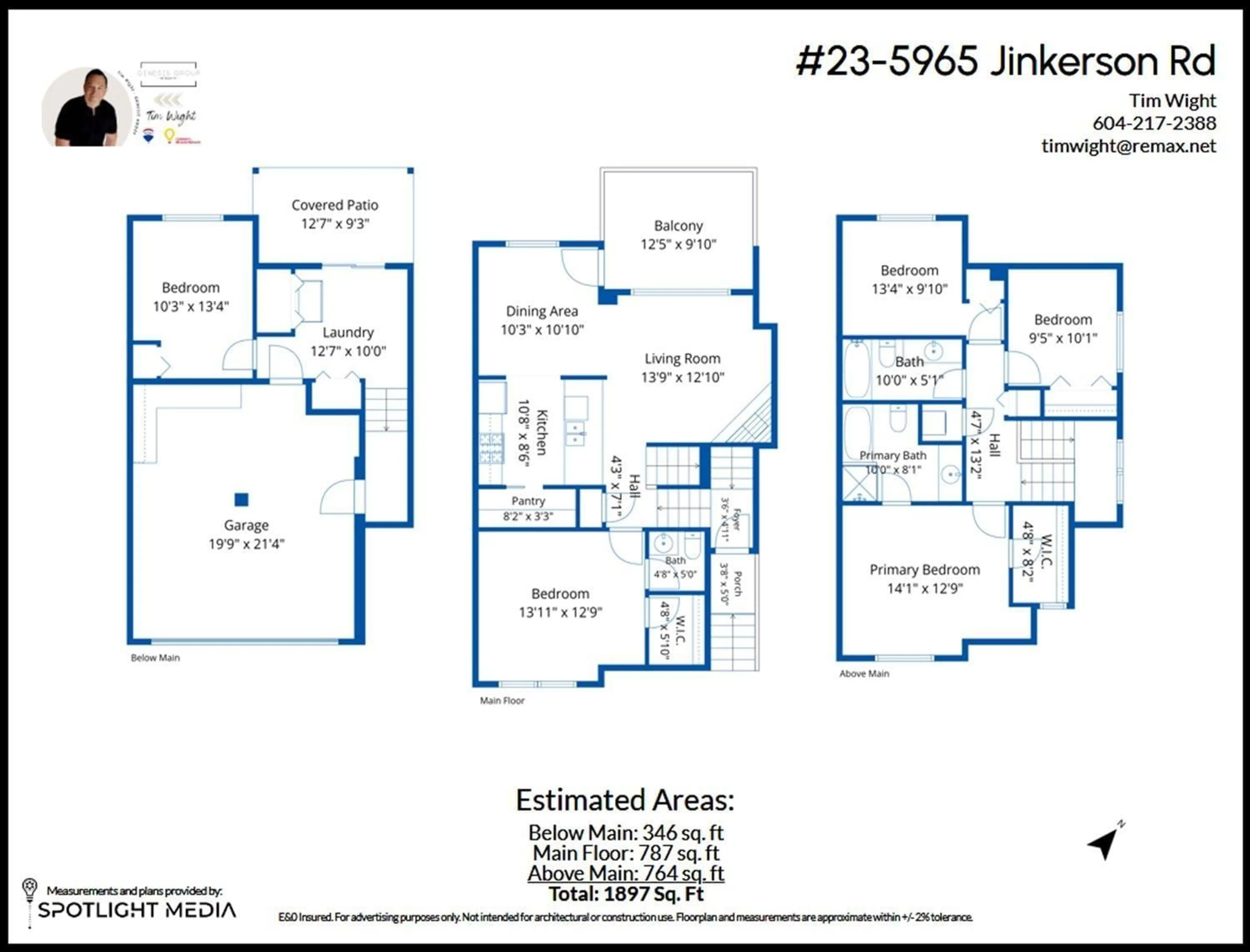 Floor plan for 23 - 5965 JINKERSON ROAD, Chilliwack British Columbia V2R5Z7
