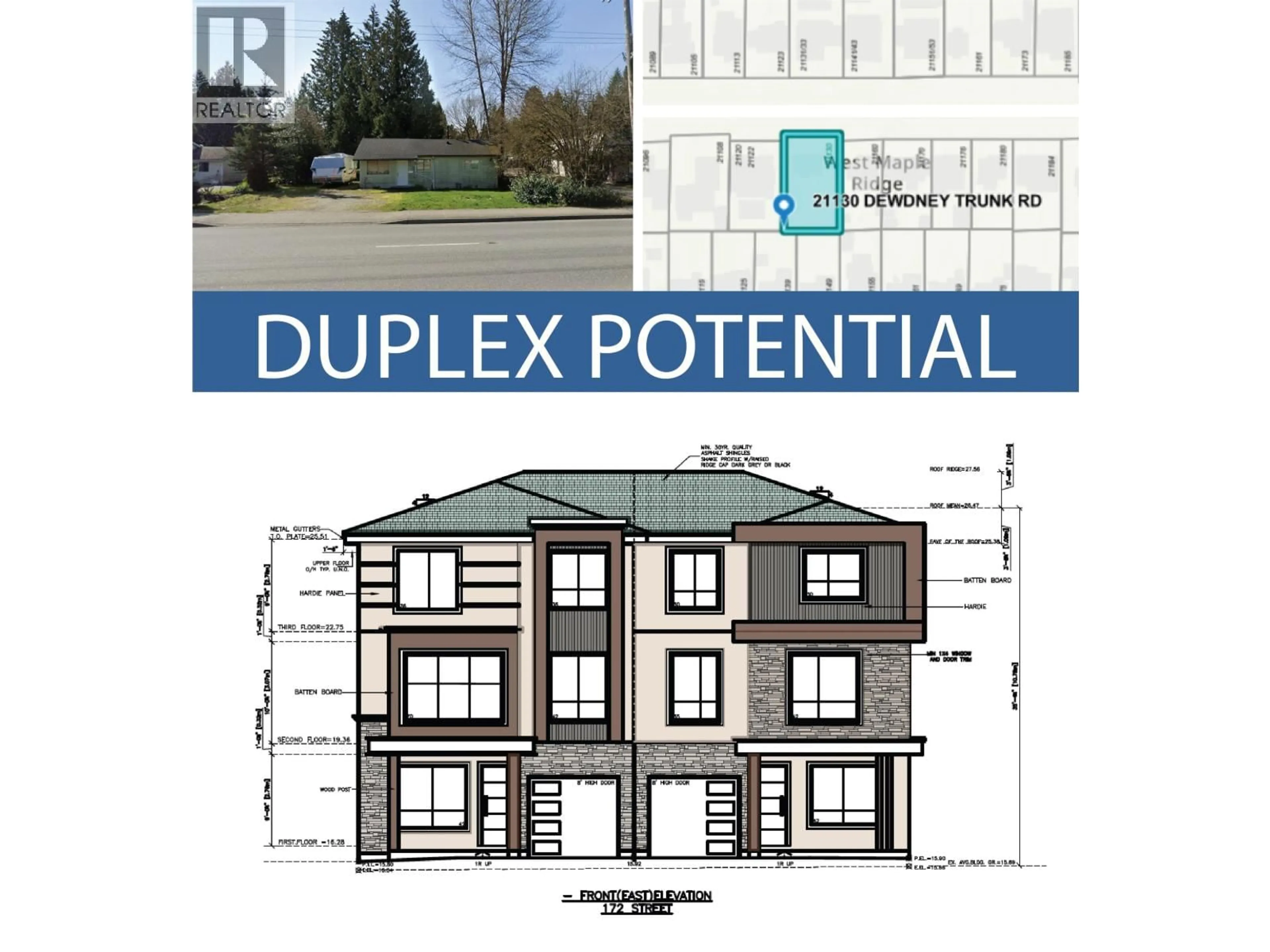 Home with vinyl exterior material, building for 21130 DEWDNEY TRUNK ROAD, Maple Ridge British Columbia V2X3E9