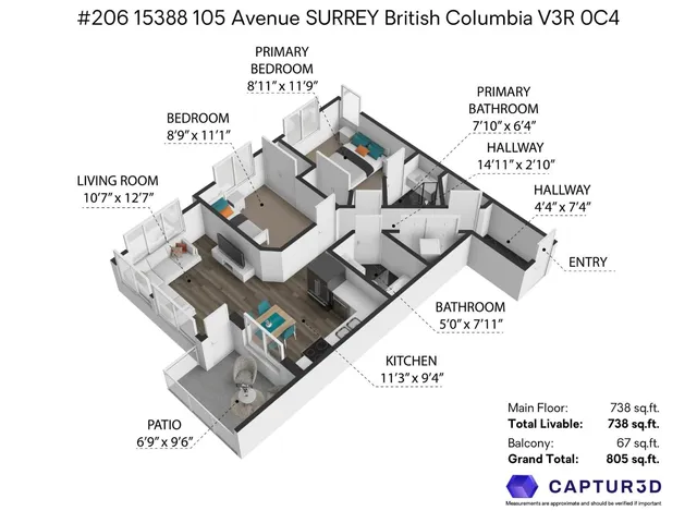 206 - 15388 105 AVENUE, Surrey 2