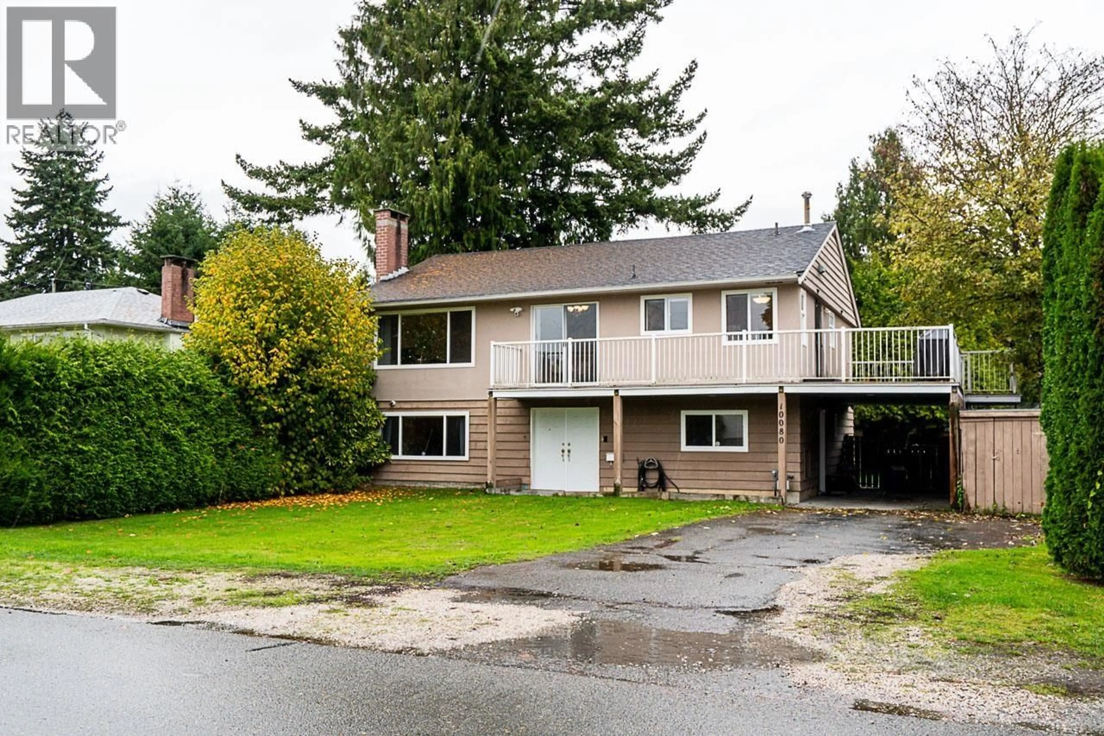 Home with vinyl exterior material, street for 10080 AINTREE CRESCENT, Richmond British Columbia V7A3T8