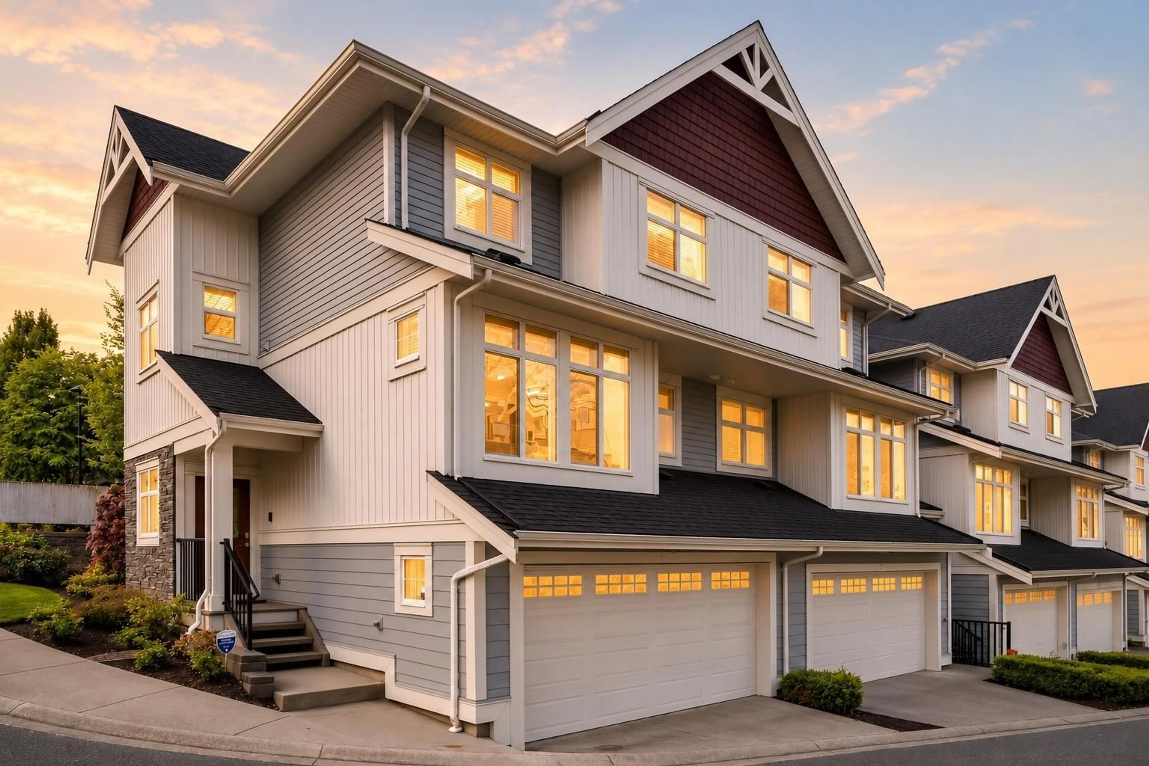 Home with vinyl exterior material, street for 1 - 7198 179 STREET, Surrey British Columbia V3S8C5
