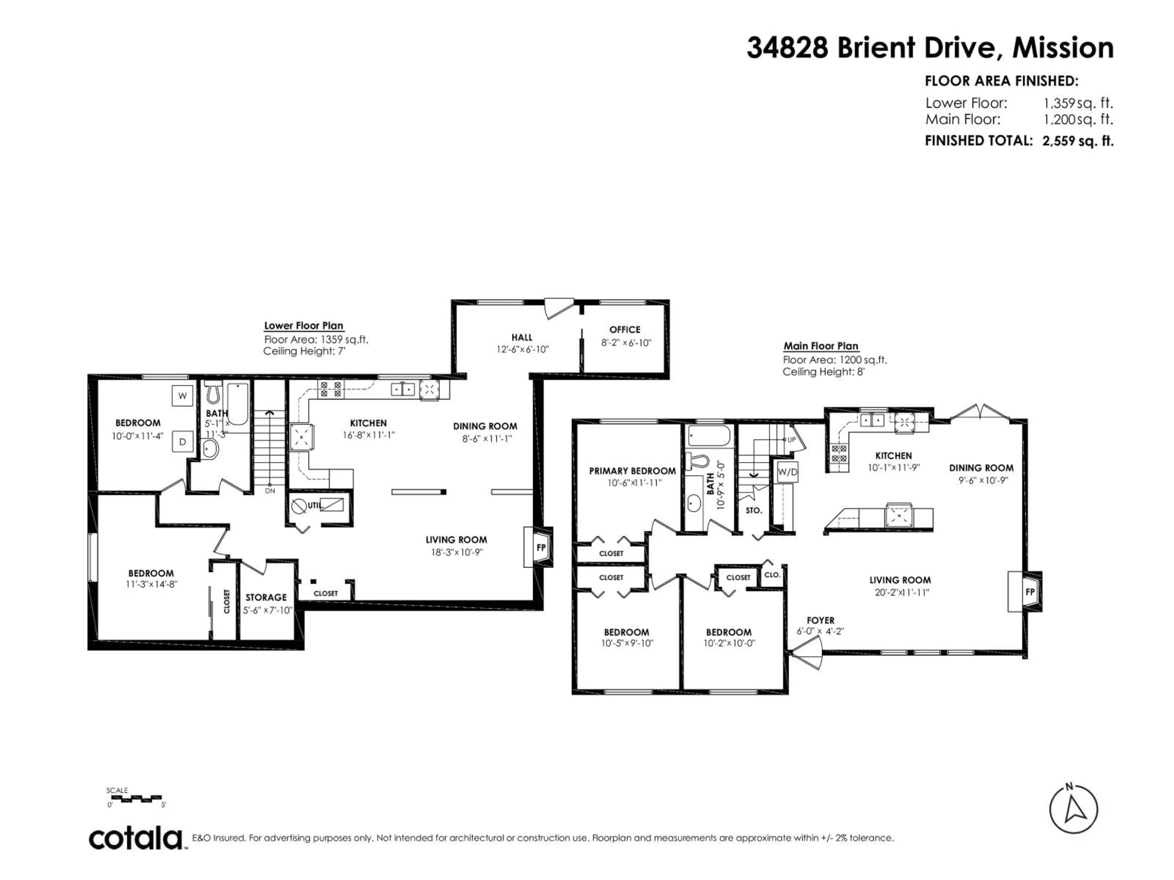 Floor plan for 34828 BRIENT STREET, Mission British Columbia V2V6R8