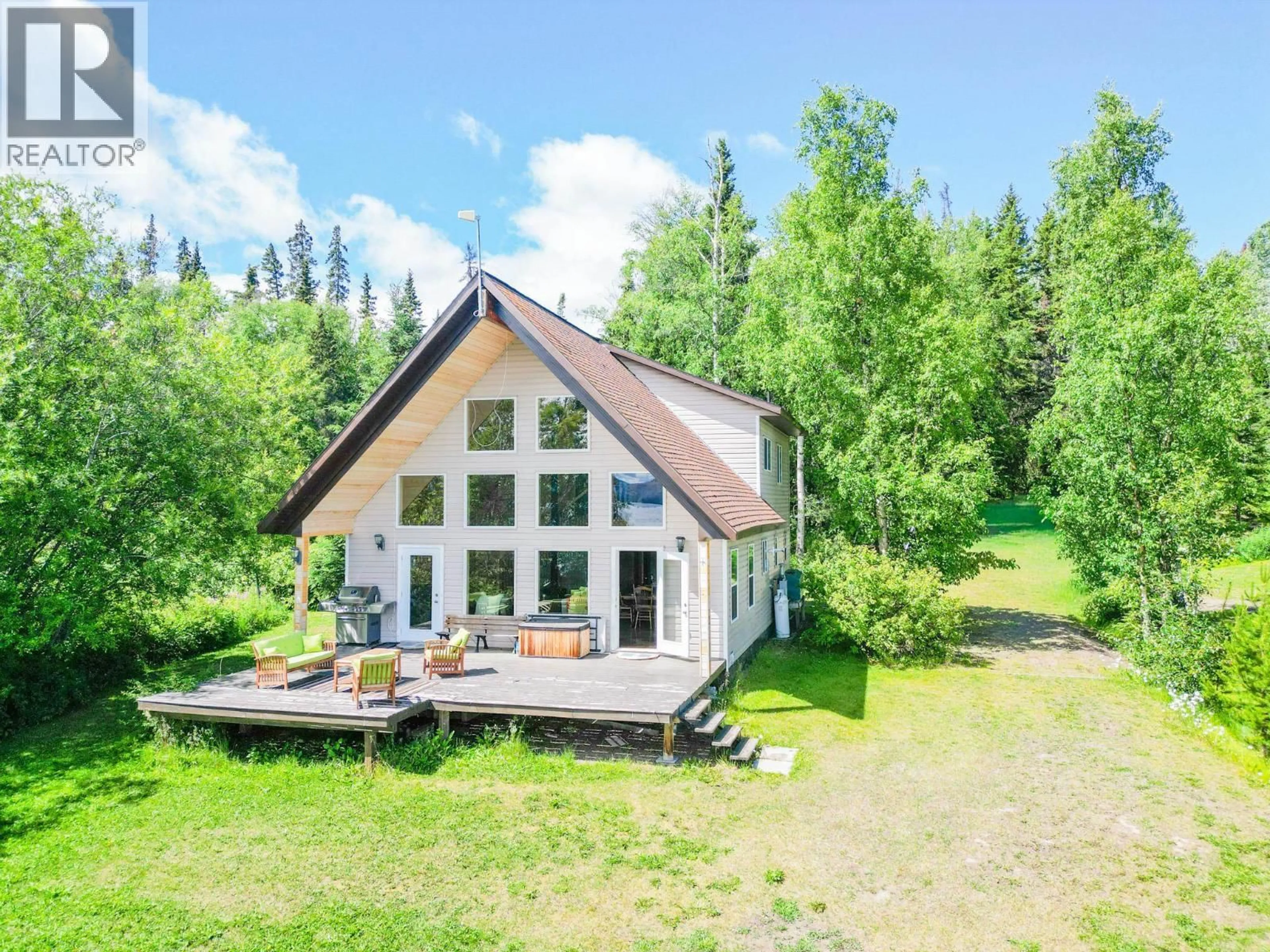 A pic from outside/outdoor area/front of a property/back of a property/a pic from drone, unknown for 39850 BABINE LAKE ROAD, Burns Lake British Columbia V0J1E0