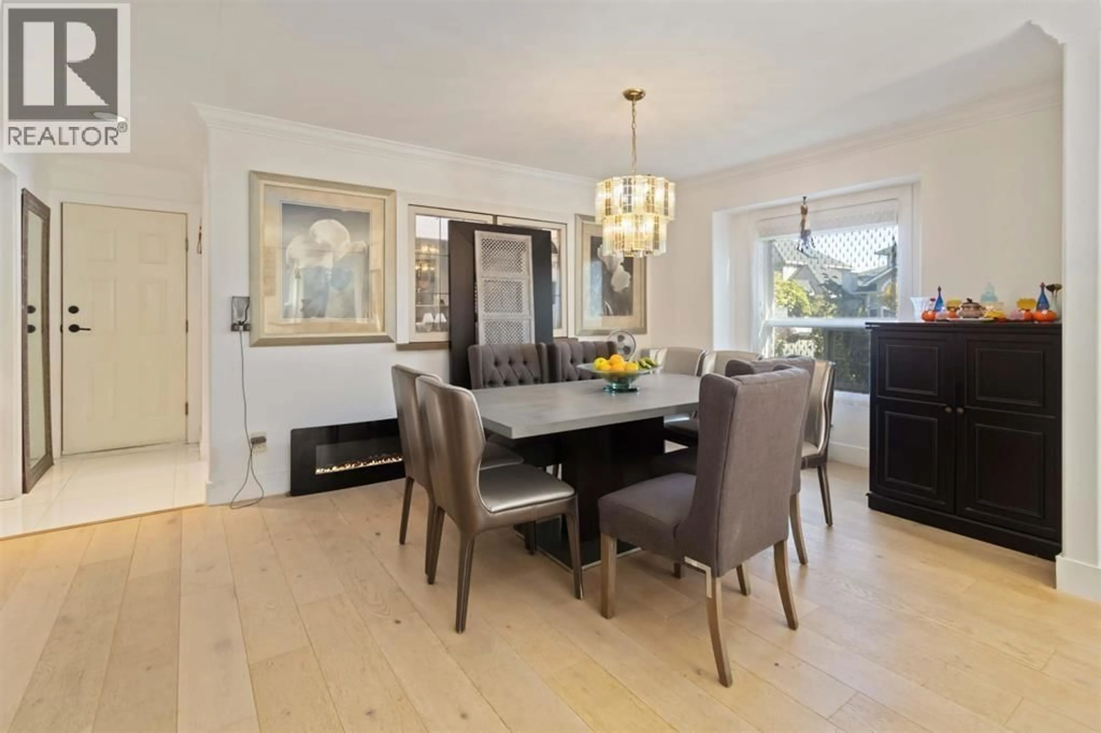 Dining room, wood/laminate floor for 4881 63A STREET, Delta British Columbia V4K5A1