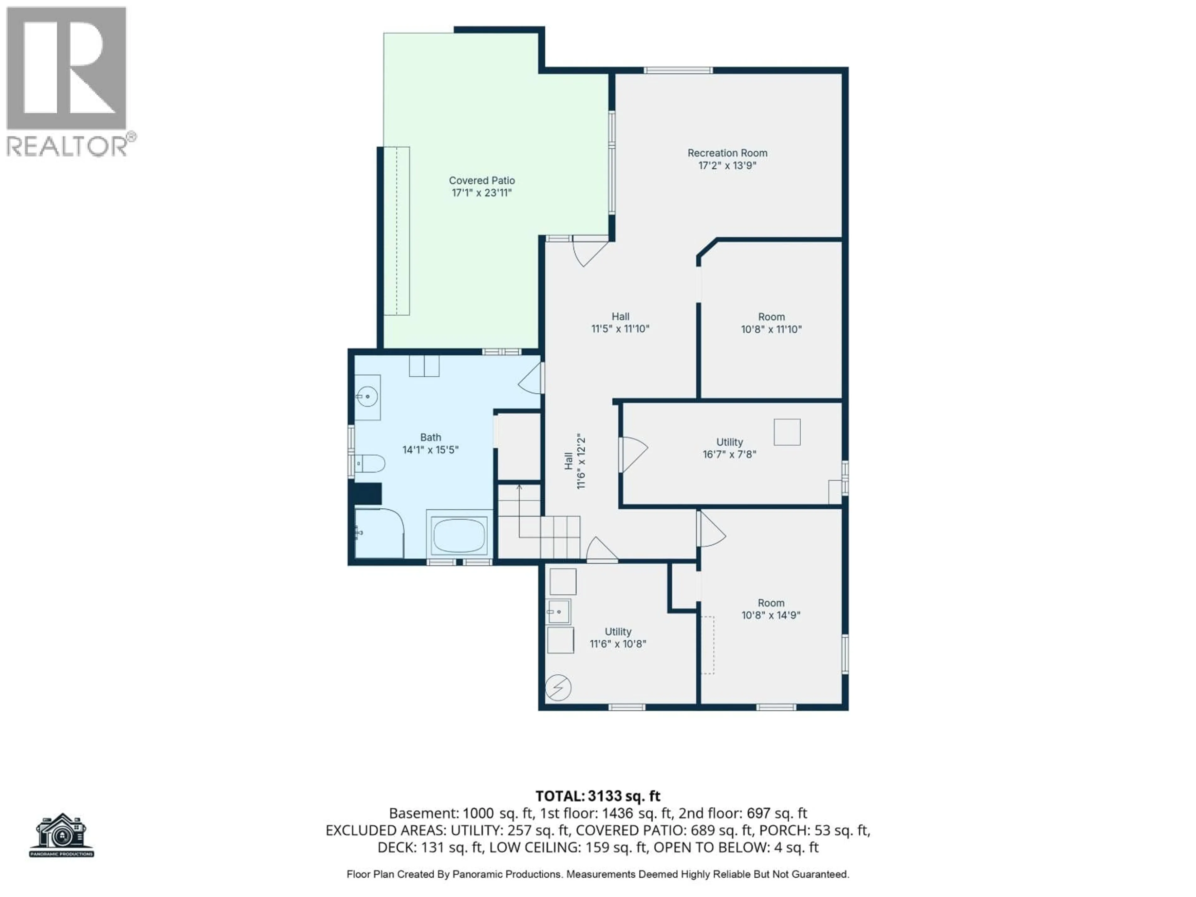 Floor plan for 1925 COMMODORE CRESCENT, Williams Lake British Columbia V2G5C9