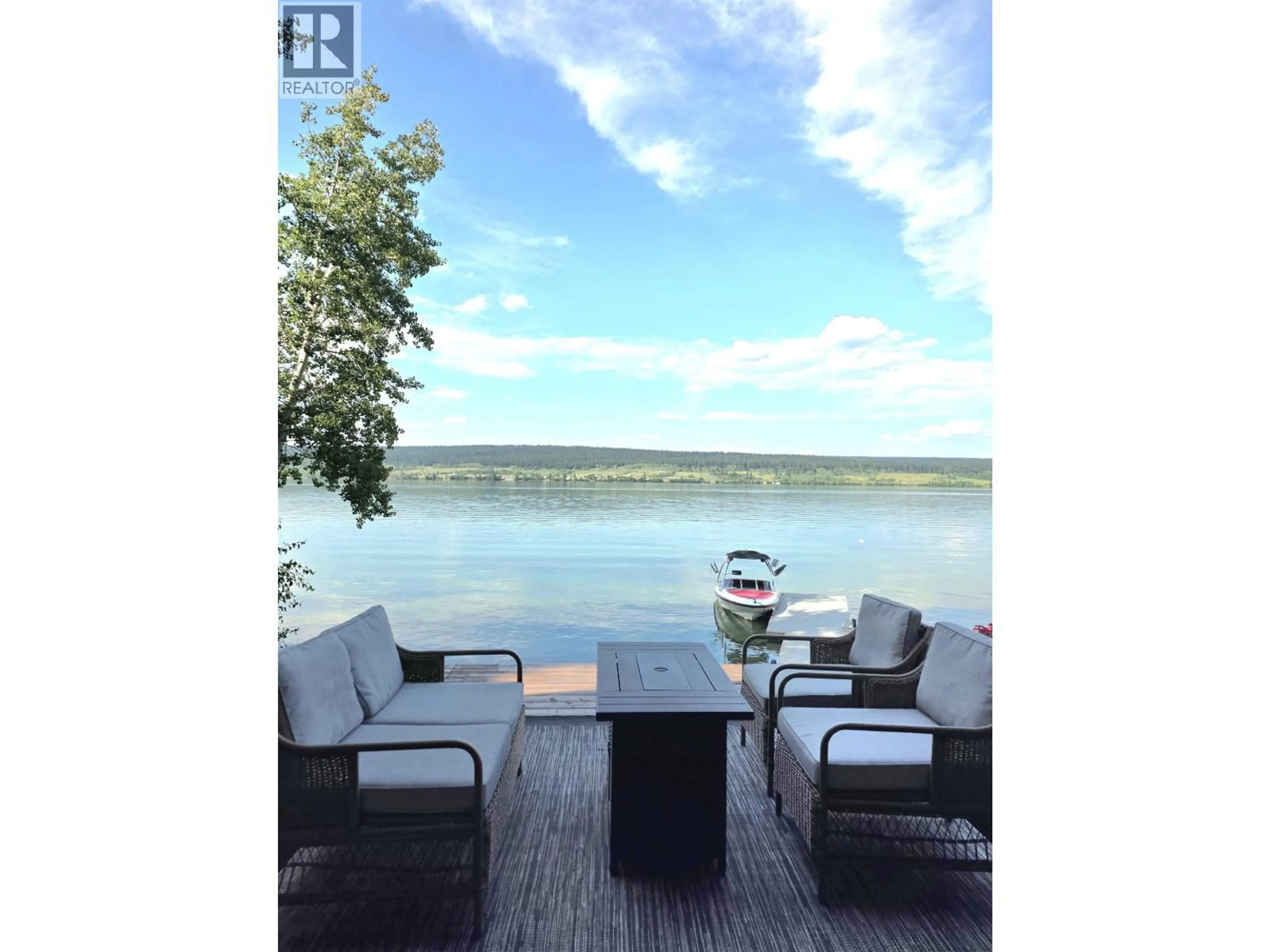 Patio, water/lake/river/ocean view for 4619 CAVERLY ROAD, Lac La Hache British Columbia V0K1T0