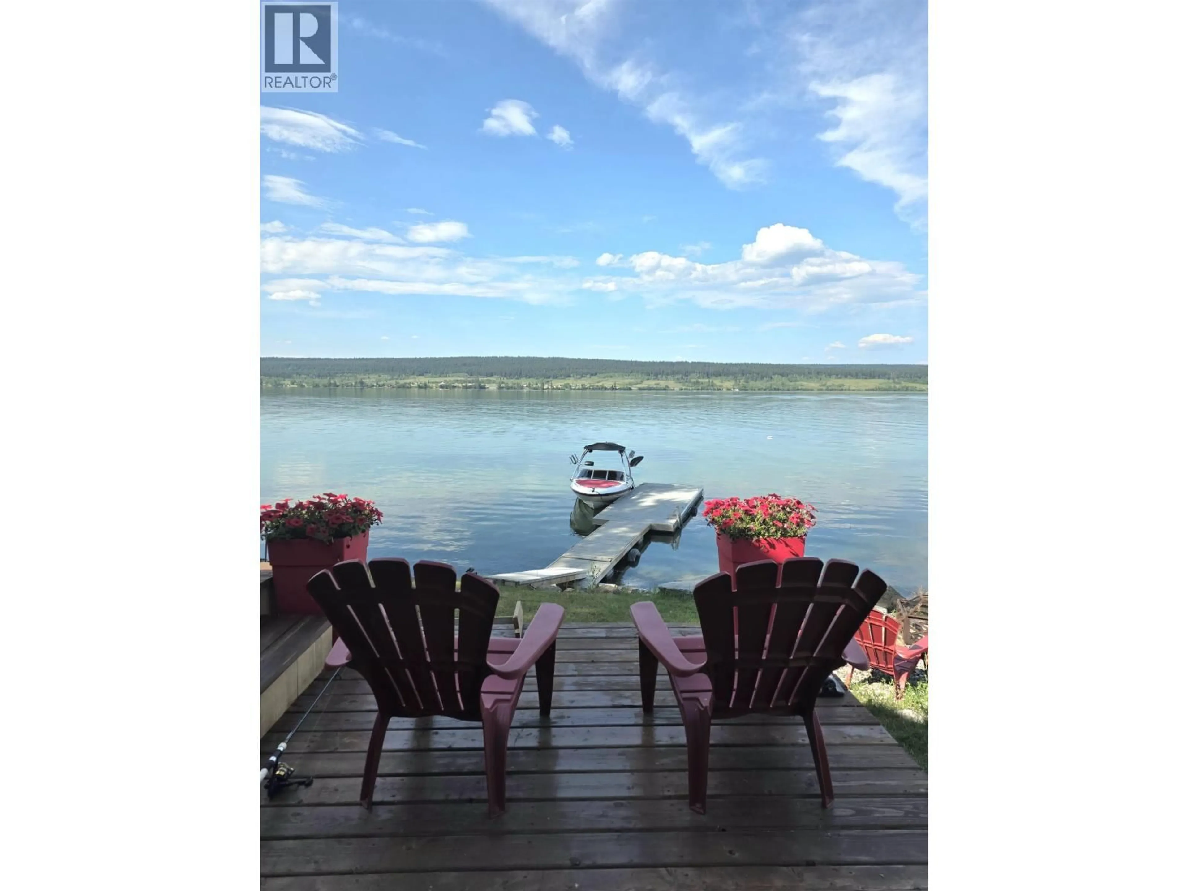 Patio, water/lake/river/ocean view for 4619 CAVERLY ROAD, Lac La Hache British Columbia V0K1T0