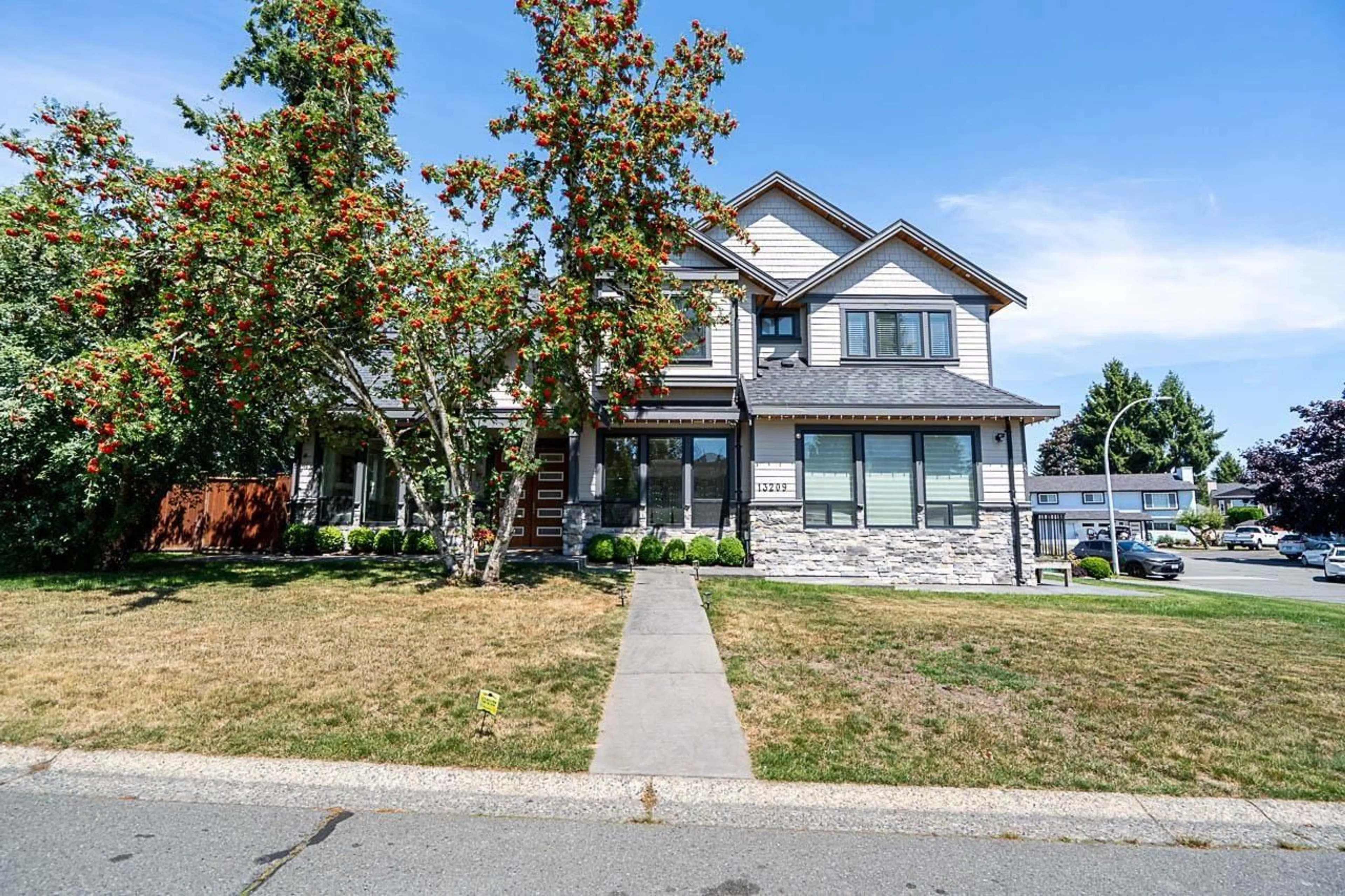 Home with brick exterior material, street for 13209 65B AVENUE, Surrey British Columbia V3W7Y4