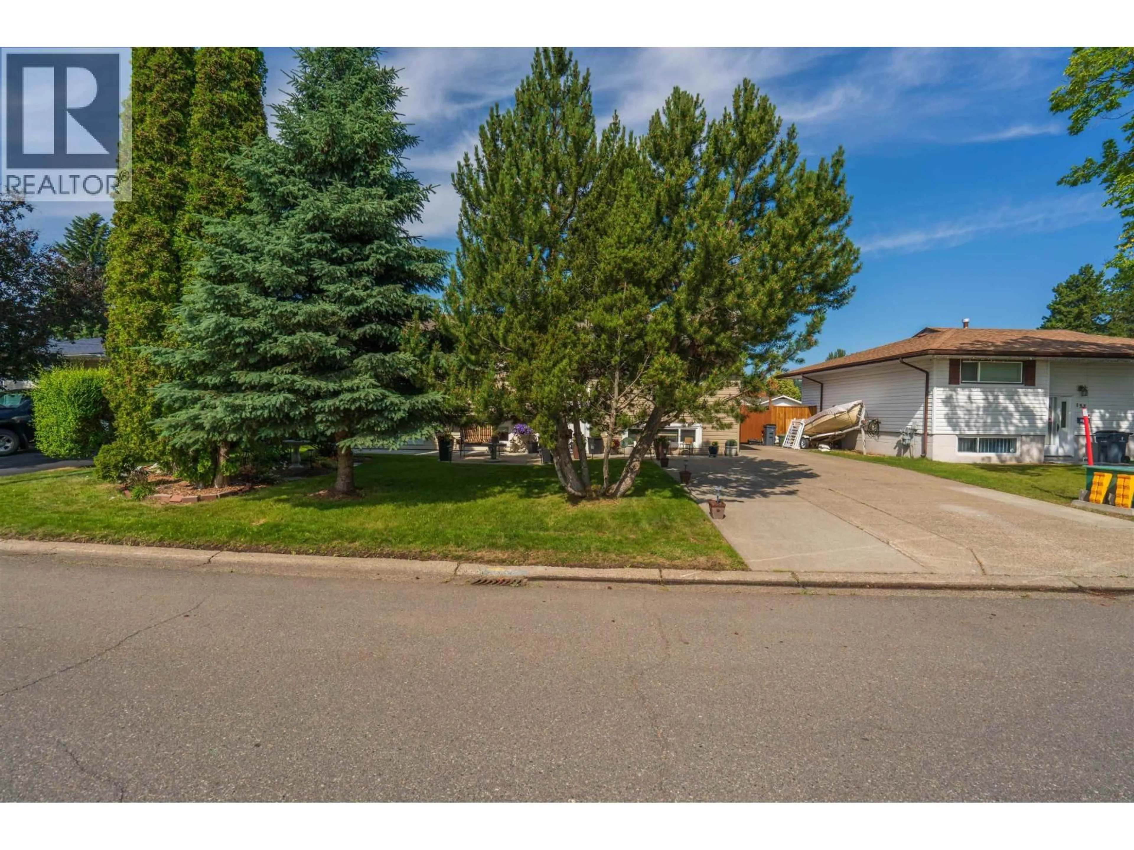 A pic from outside/outdoor area/front of a property/back of a property/a pic from drone, street for 173 VOYAGEUR DRIVE, Prince George British Columbia V2M4P1
