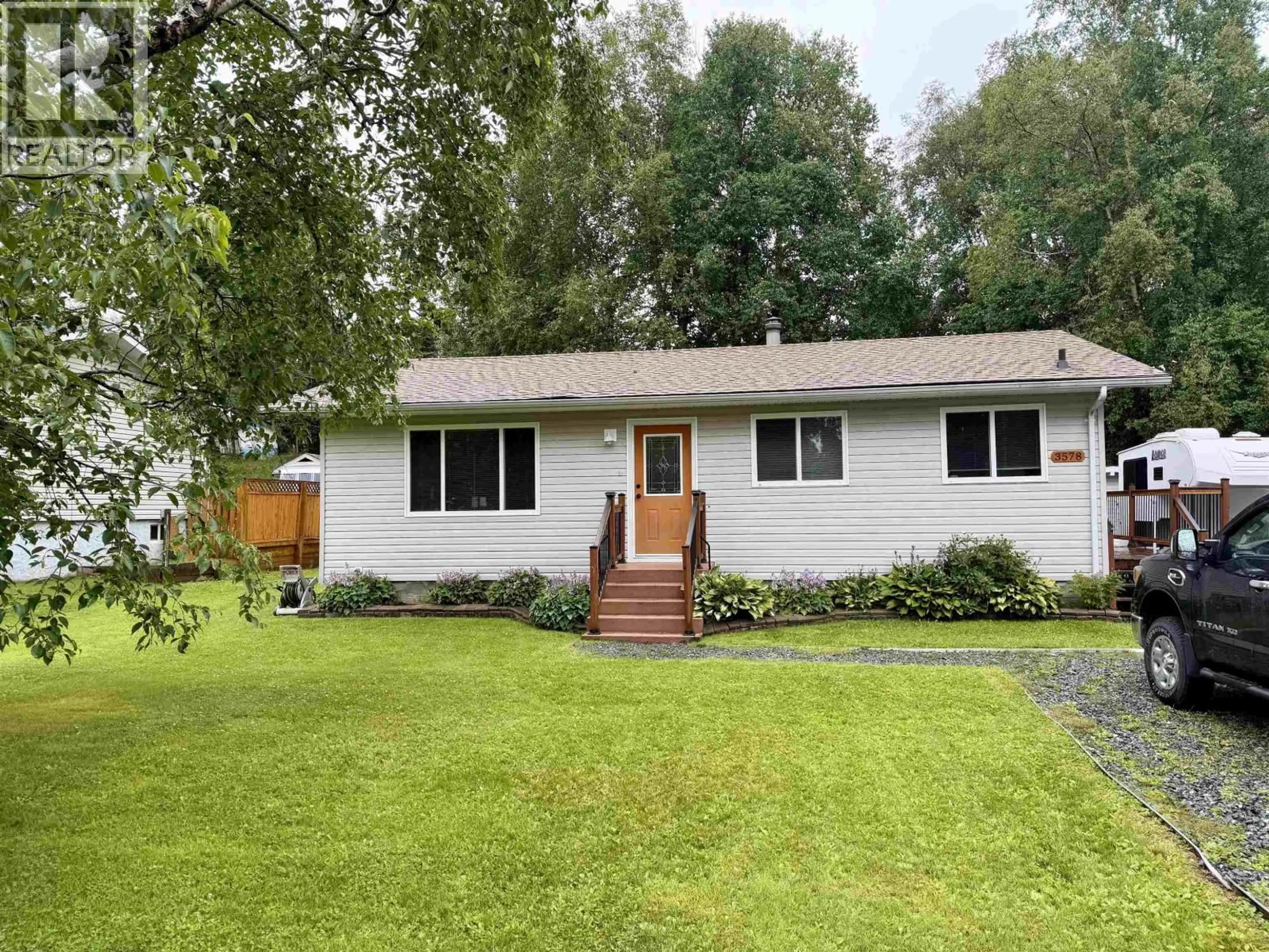 Home with vinyl exterior material, street for 3578 WILLOWDALE DRIVE, Prince George British Columbia V2K1X5