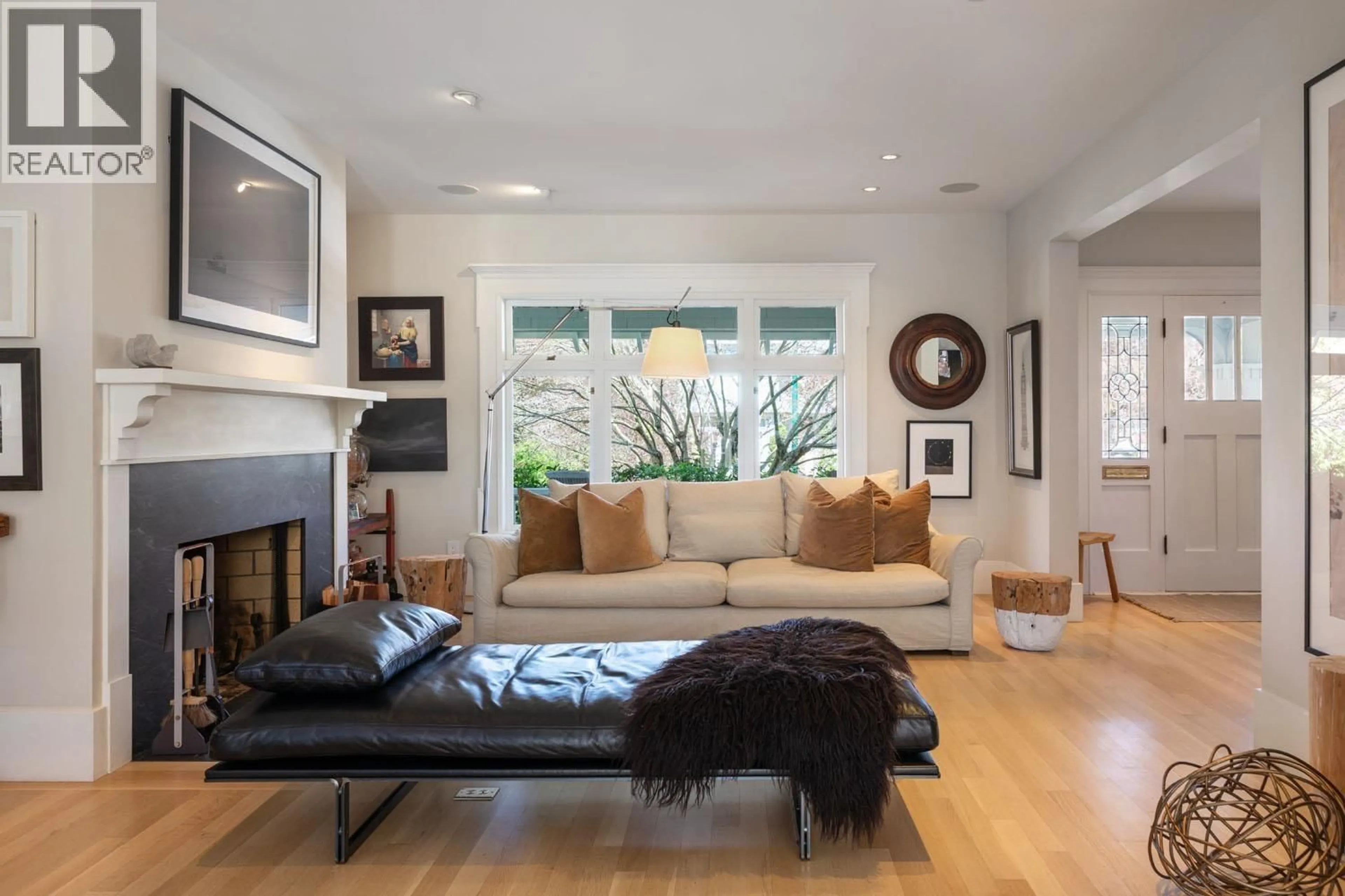 Living room with furniture, wood/laminate floor for 1970 MCNICOLL AVENUE, Vancouver British Columbia V6J1A6