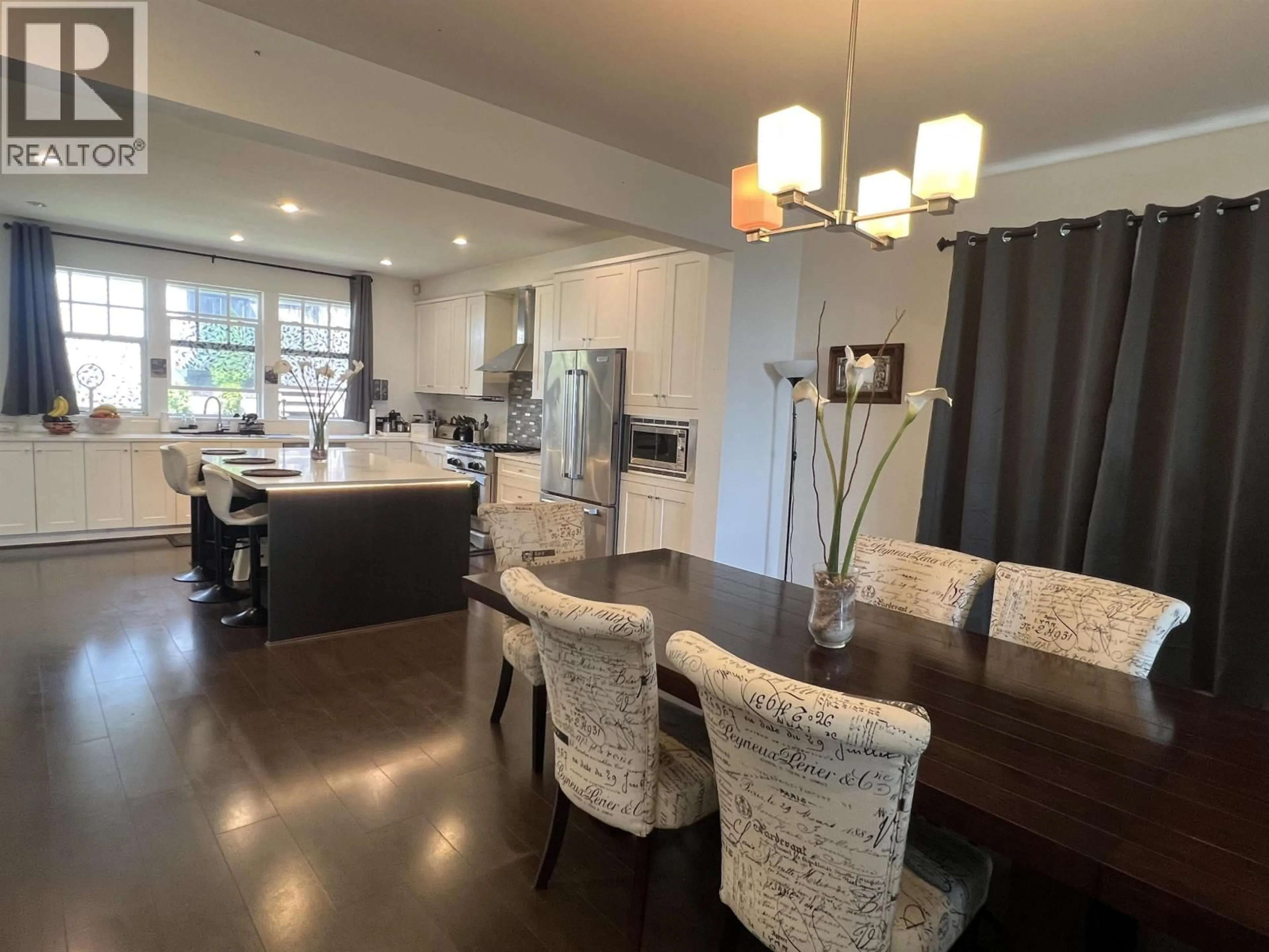 Open concept kitchen, wood/laminate floor for 3497 DAVID AVENUE, Coquitlam British Columbia V3E0H7