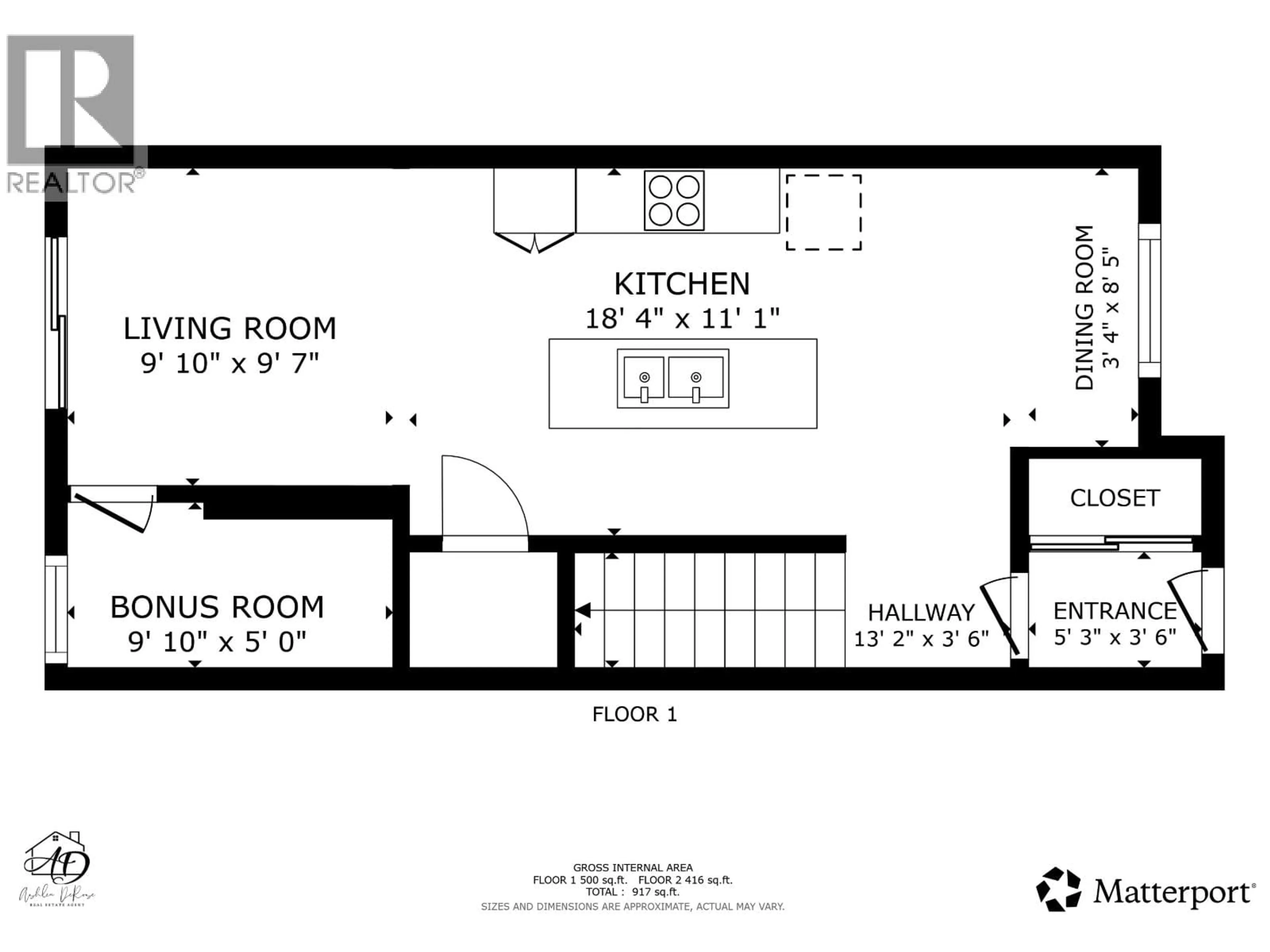 Floor plan for 105 - 10904 102 AVENUE, Fort St. John British Columbia V1J0M3