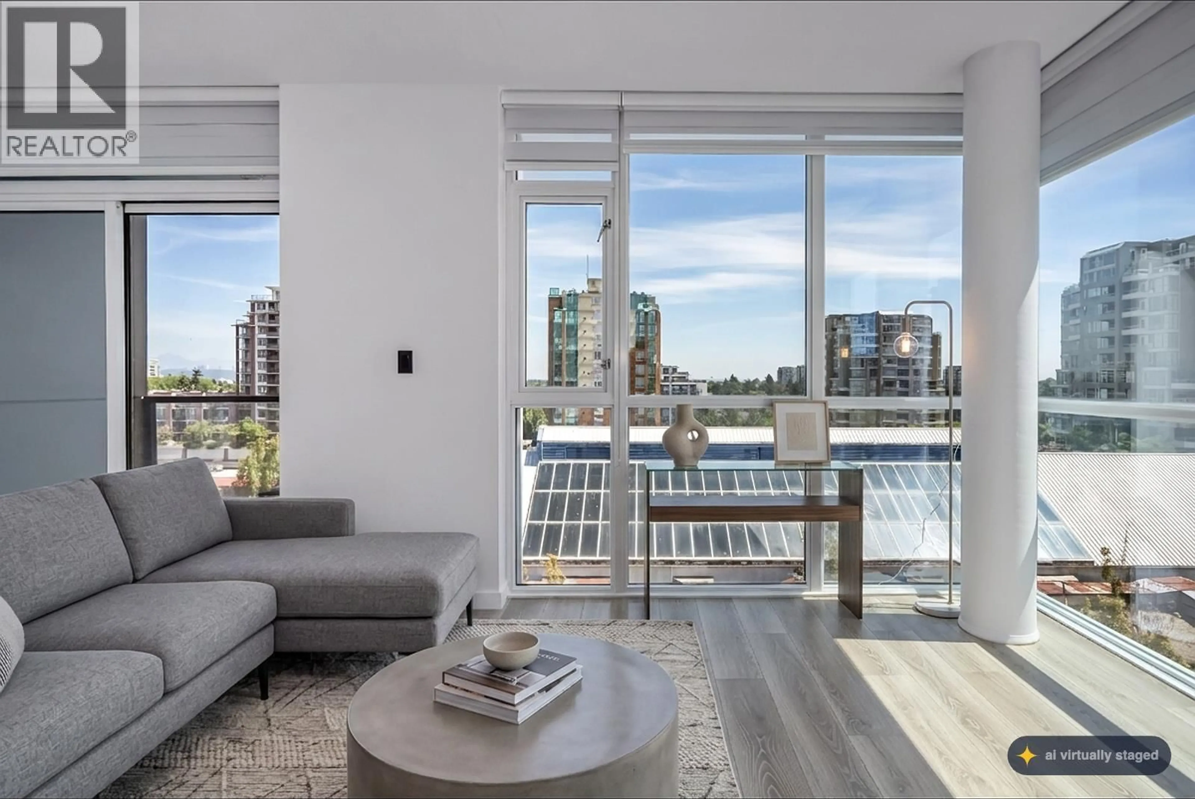 Living room with furniture, unknown for 804 - 6133 BUSWELL STREET, Richmond British Columbia V6Y0B2