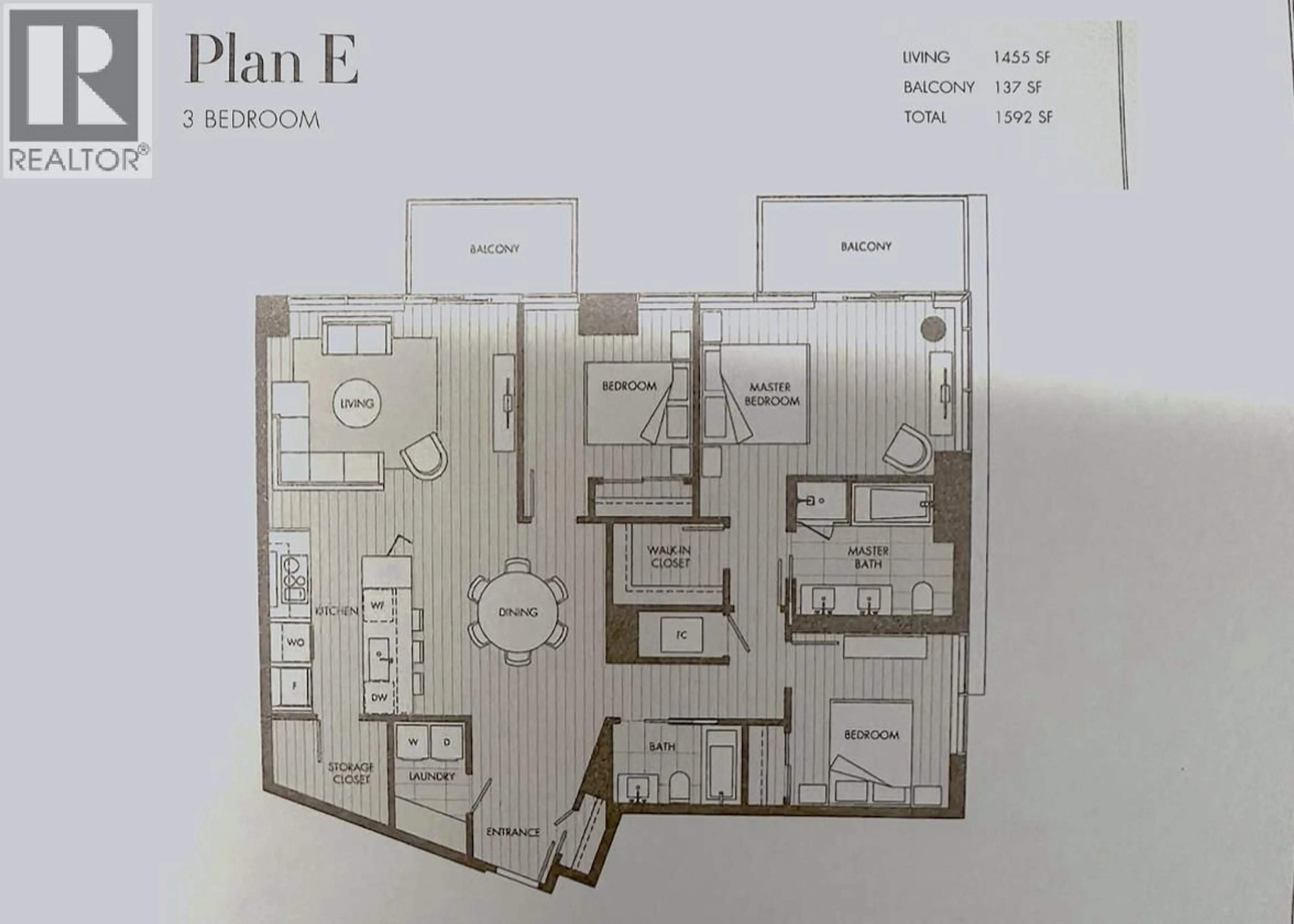 Floor plan for 1503 - 620 CARDERO STREET, Vancouver British Columbia V6G0C7