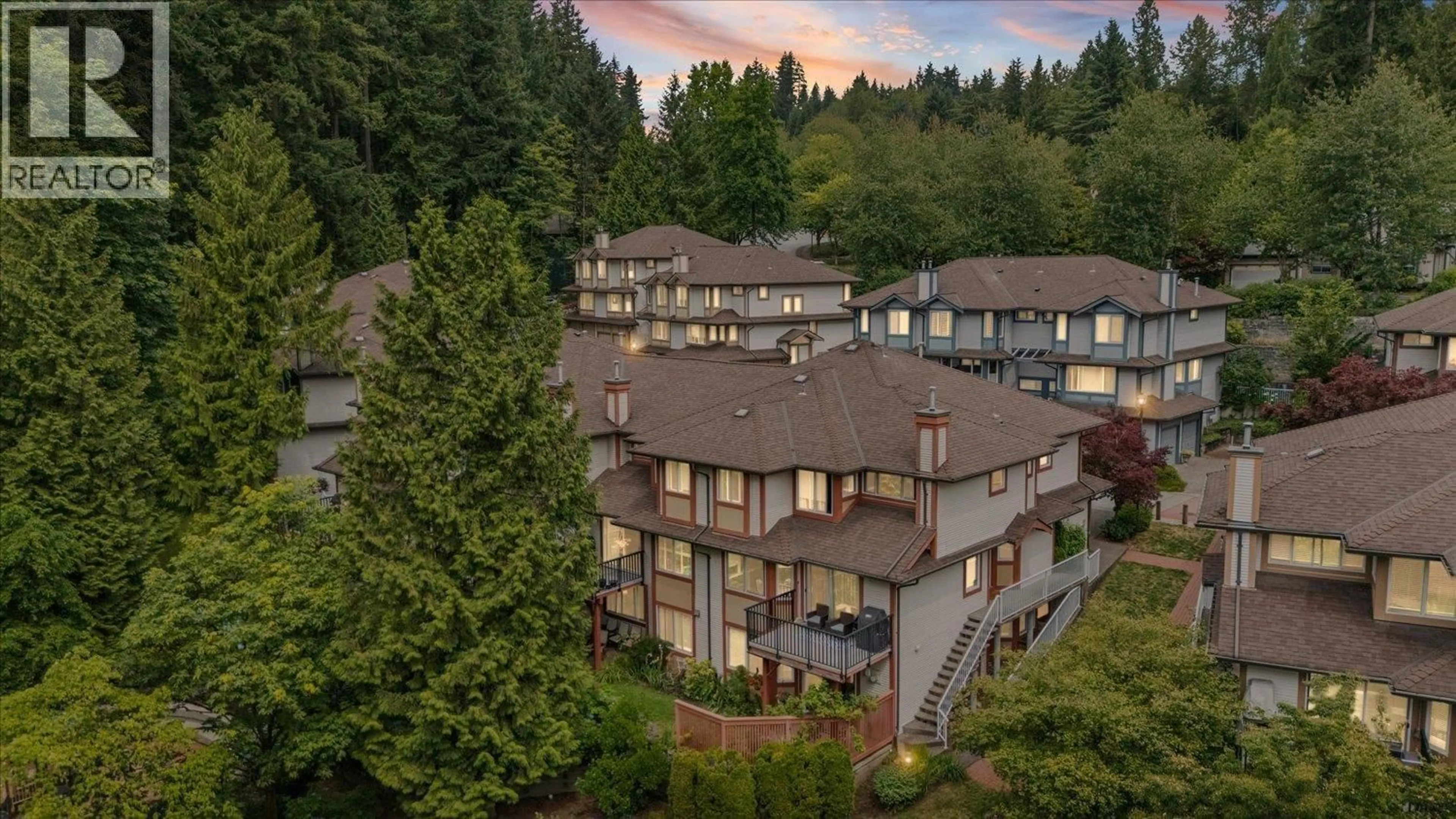 A pic from outside/outdoor area/front of a property/back of a property/a pic from drone, unknown for 19 - 103 PARKSIDE DRIVE, Port Moody British Columbia V3H4Y8