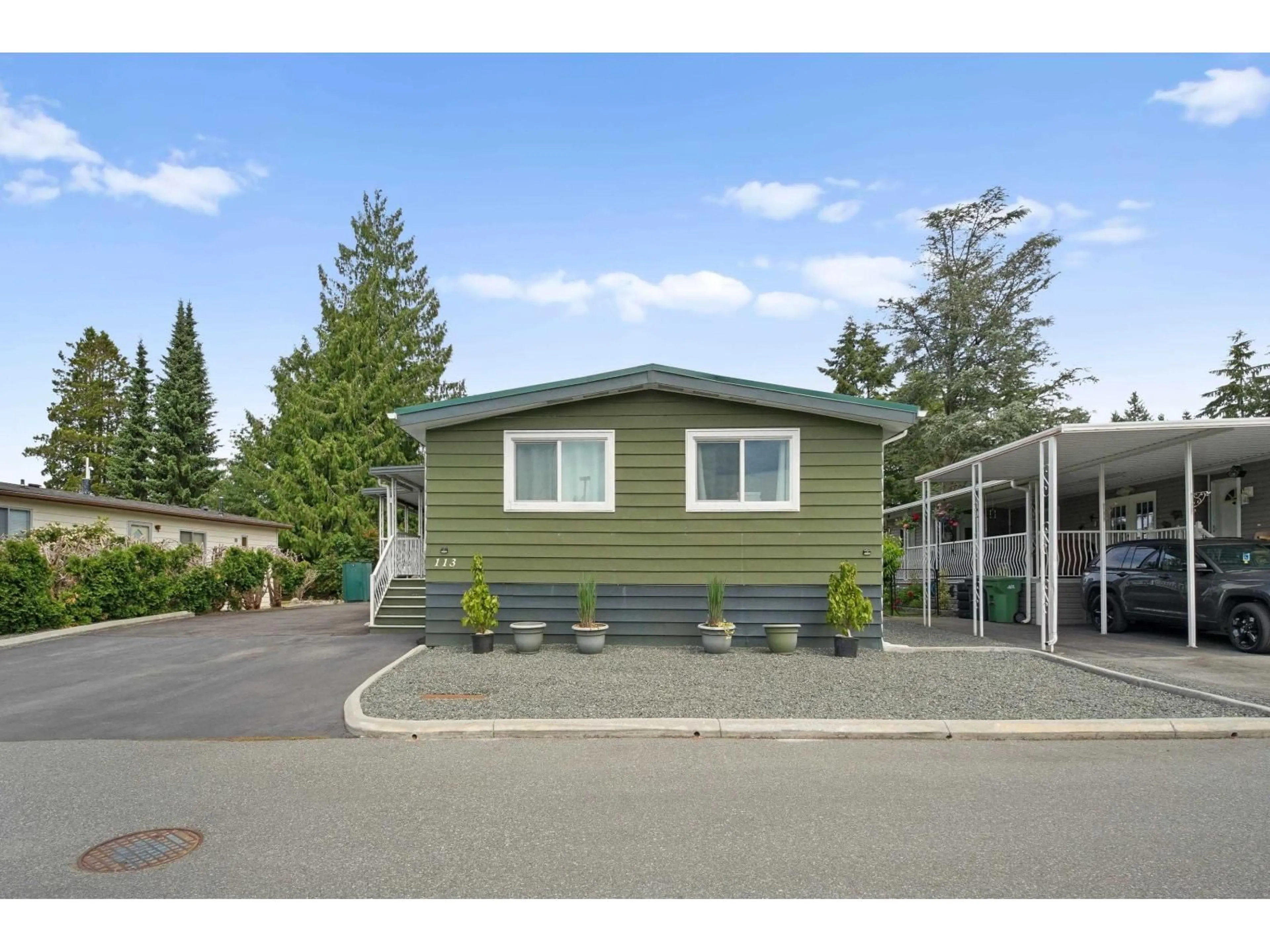 Home with vinyl exterior material, street for 113 - 3665 244 STREET, Langley British Columbia V2Z1N1