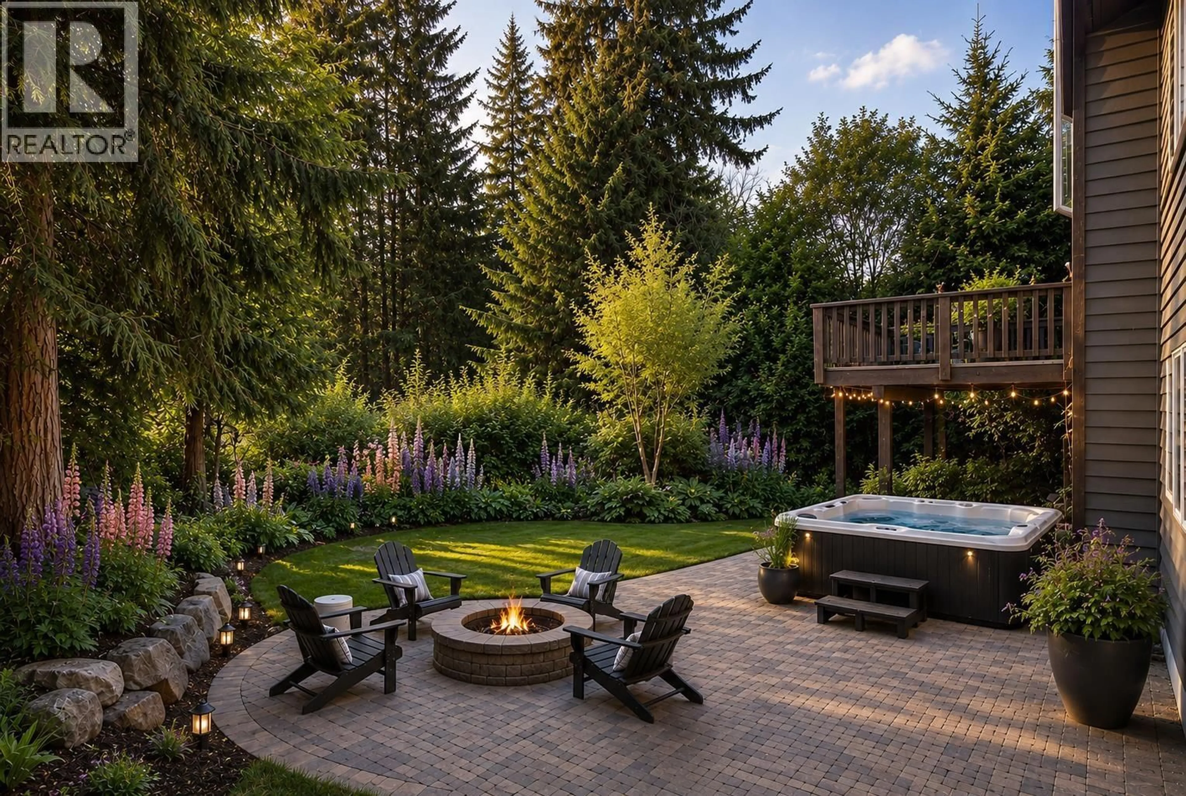 Patio, forest/trees view for 6447 BALSAM WAY, Whistler British Columbia V8E0C5
