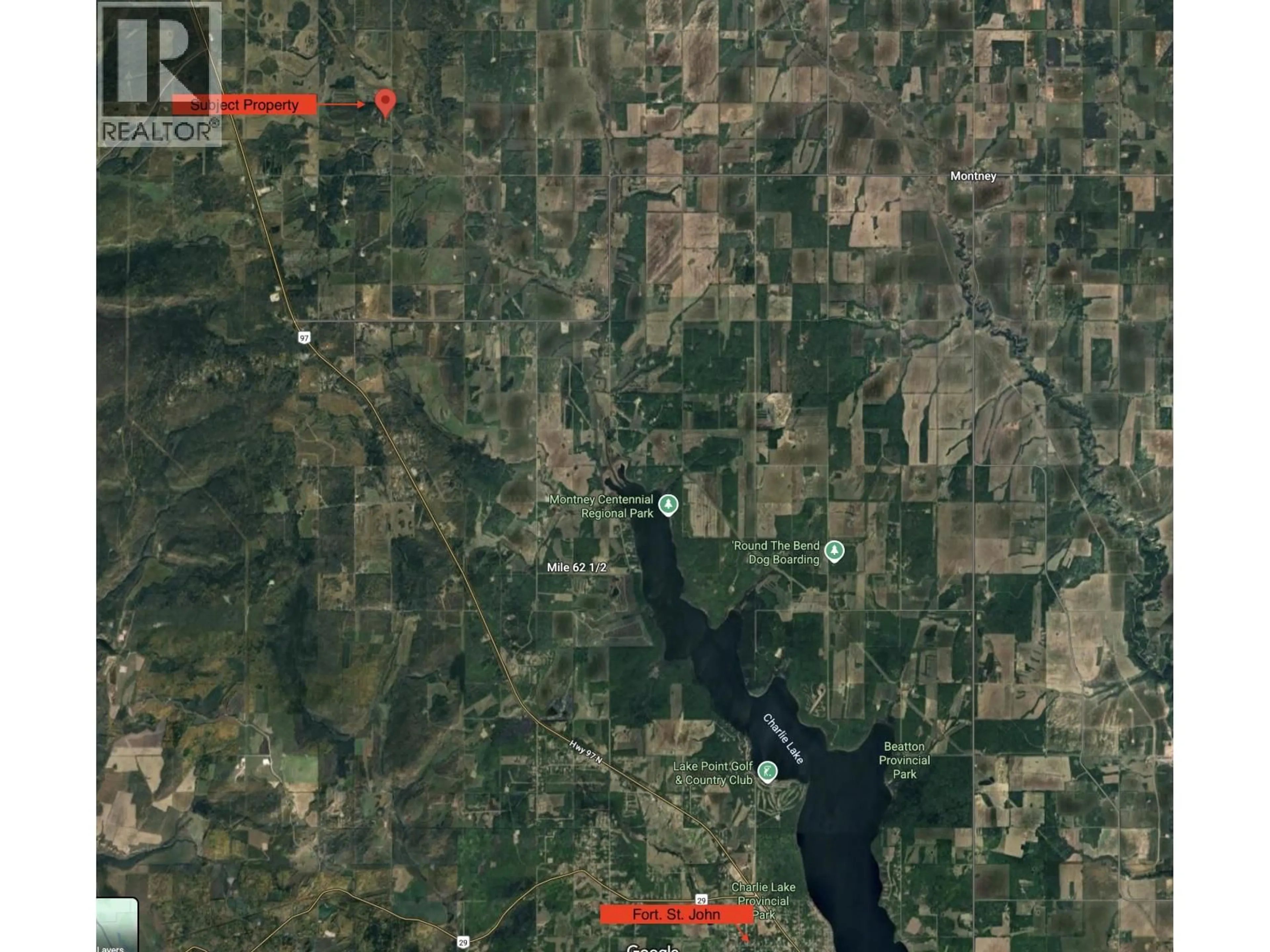 Picture of a map for 15562 287 ROAD, Fort St. John British Columbia V0C1Y0