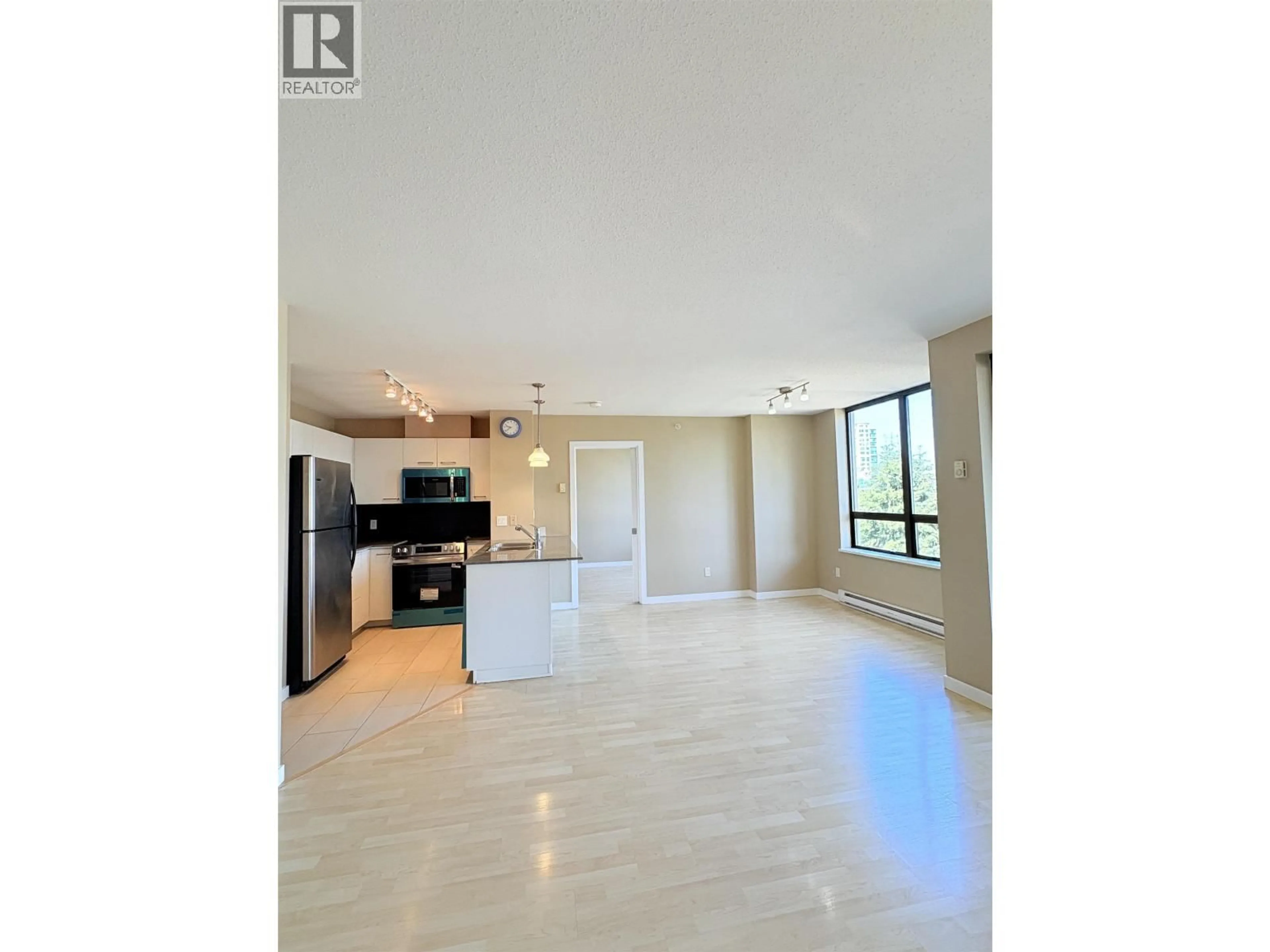 Open concept kitchen, ceramic/tile floor for 602 - 4333 CENTRAL BOULEVARD, Burnaby British Columbia V5H4W8