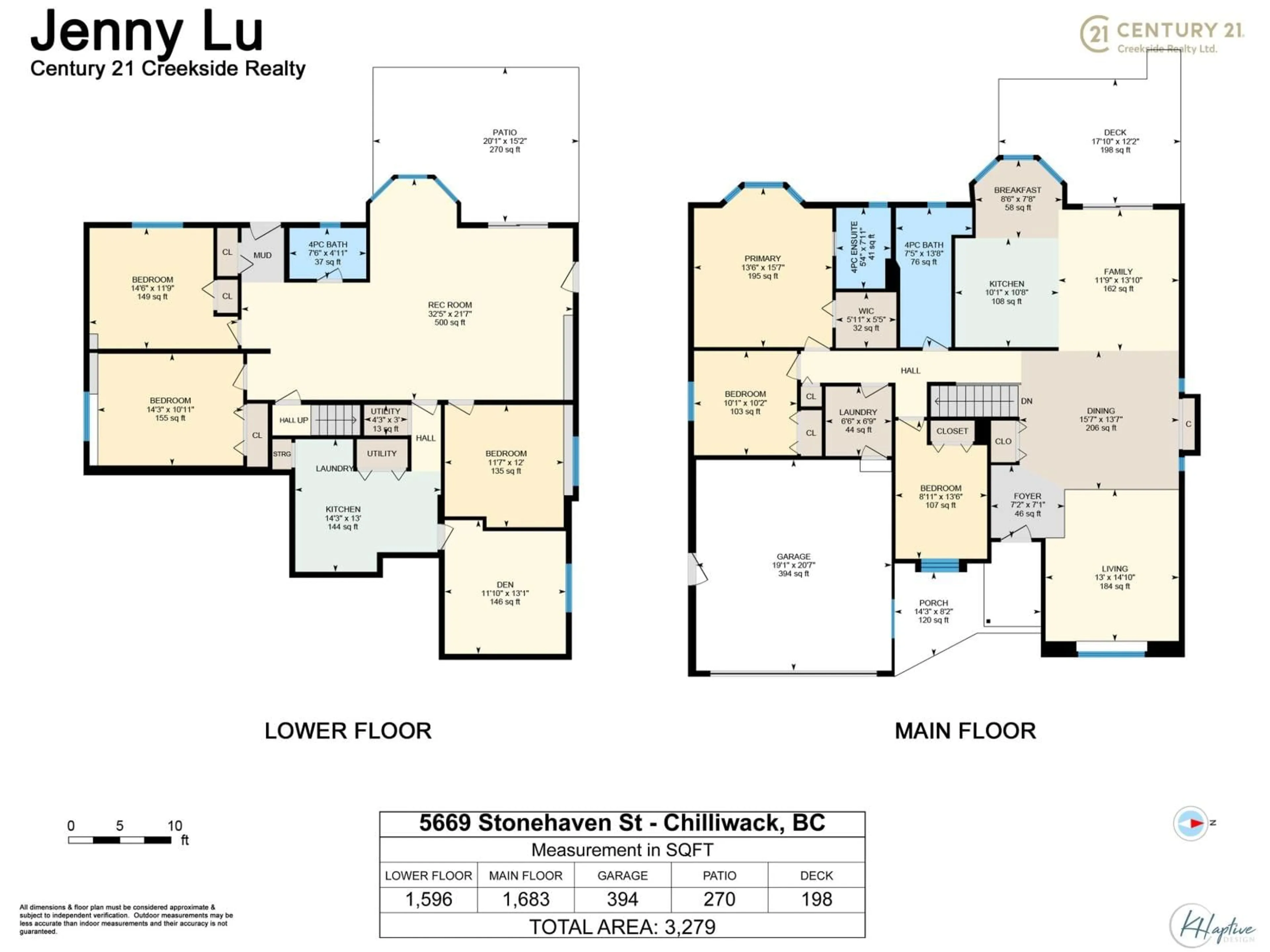 Floor plan for 5669 STONEHAVEN STREET, Chilliwack British Columbia V2R3Y6