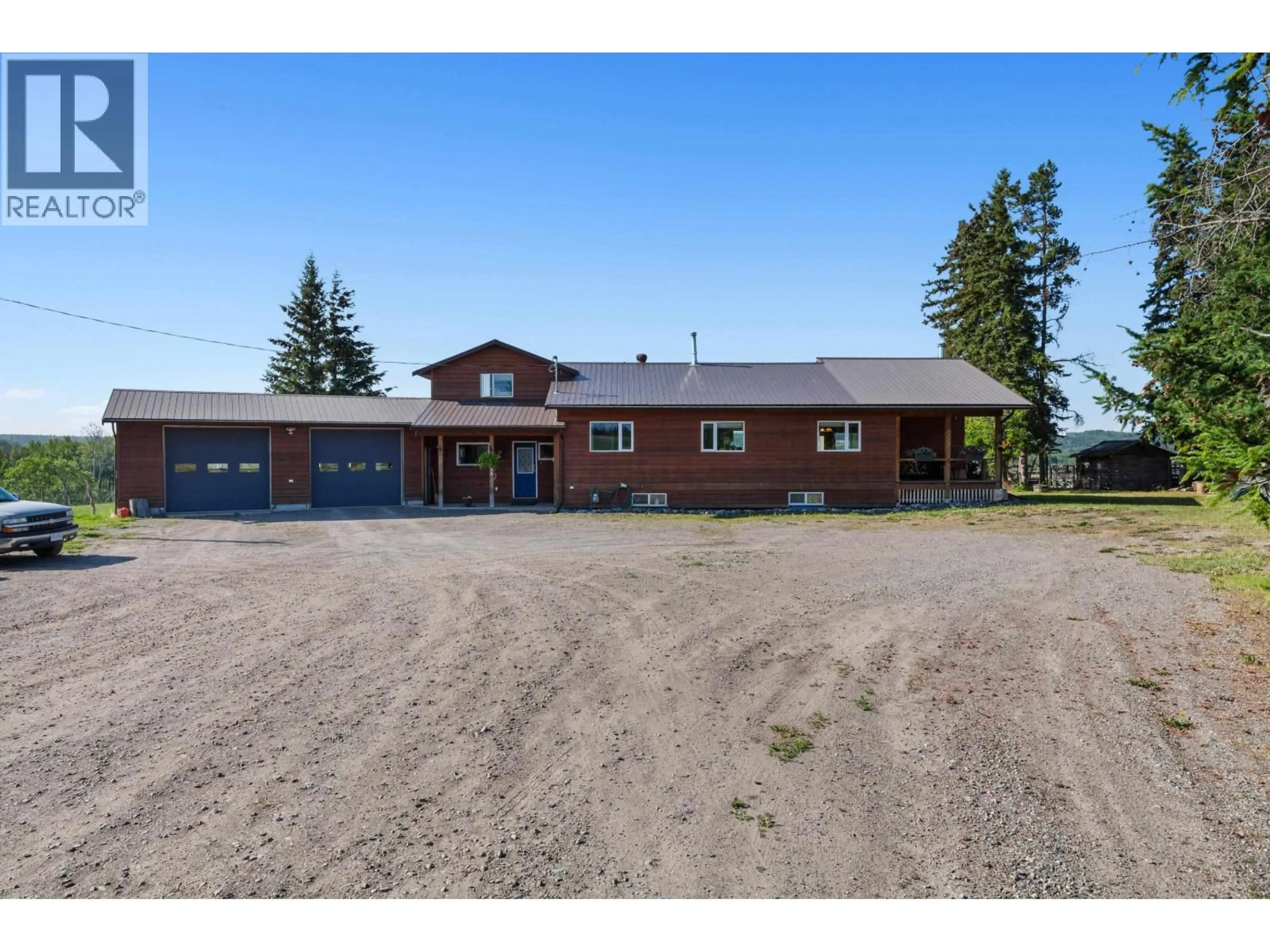 A pic from outside/outdoor area/front of a property/back of a property/a pic from drone, building for 1036 SACKNER ROAD, Vanderhoof British Columbia V0J3A2
