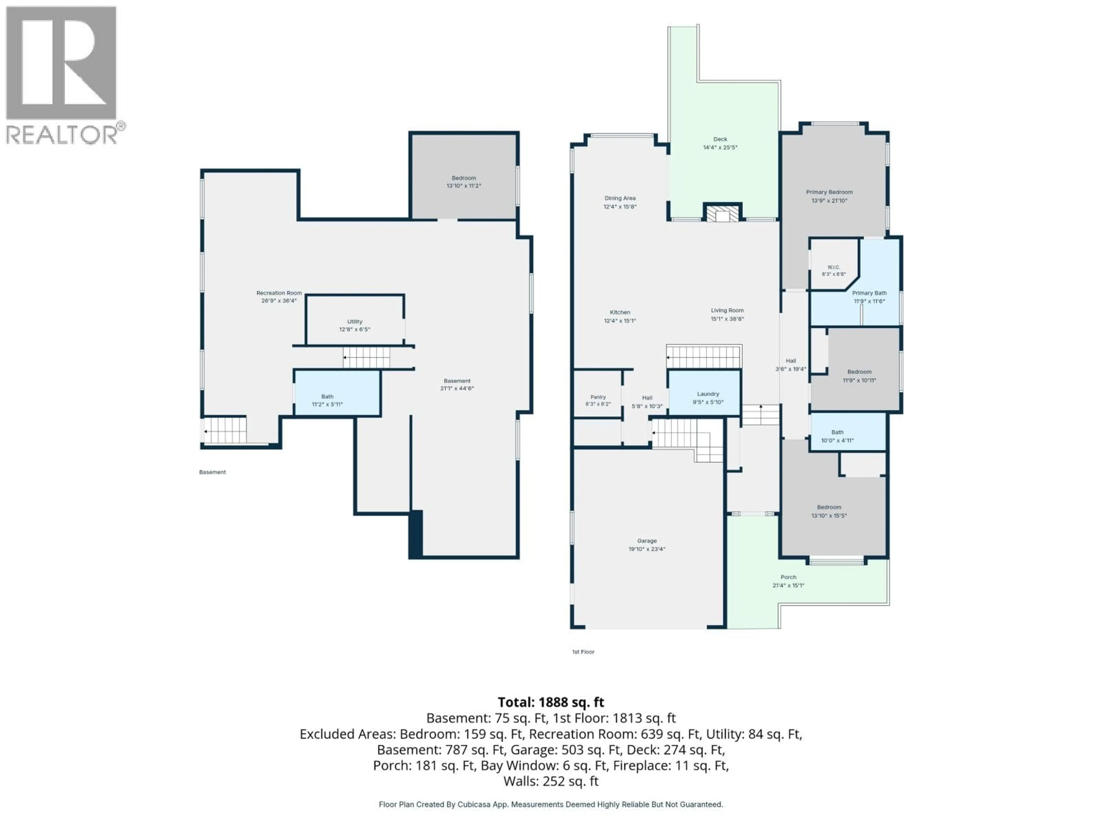 Floor plan for 7118 FOXRIDGE COURT, Prince George British Columbia V2N0H2