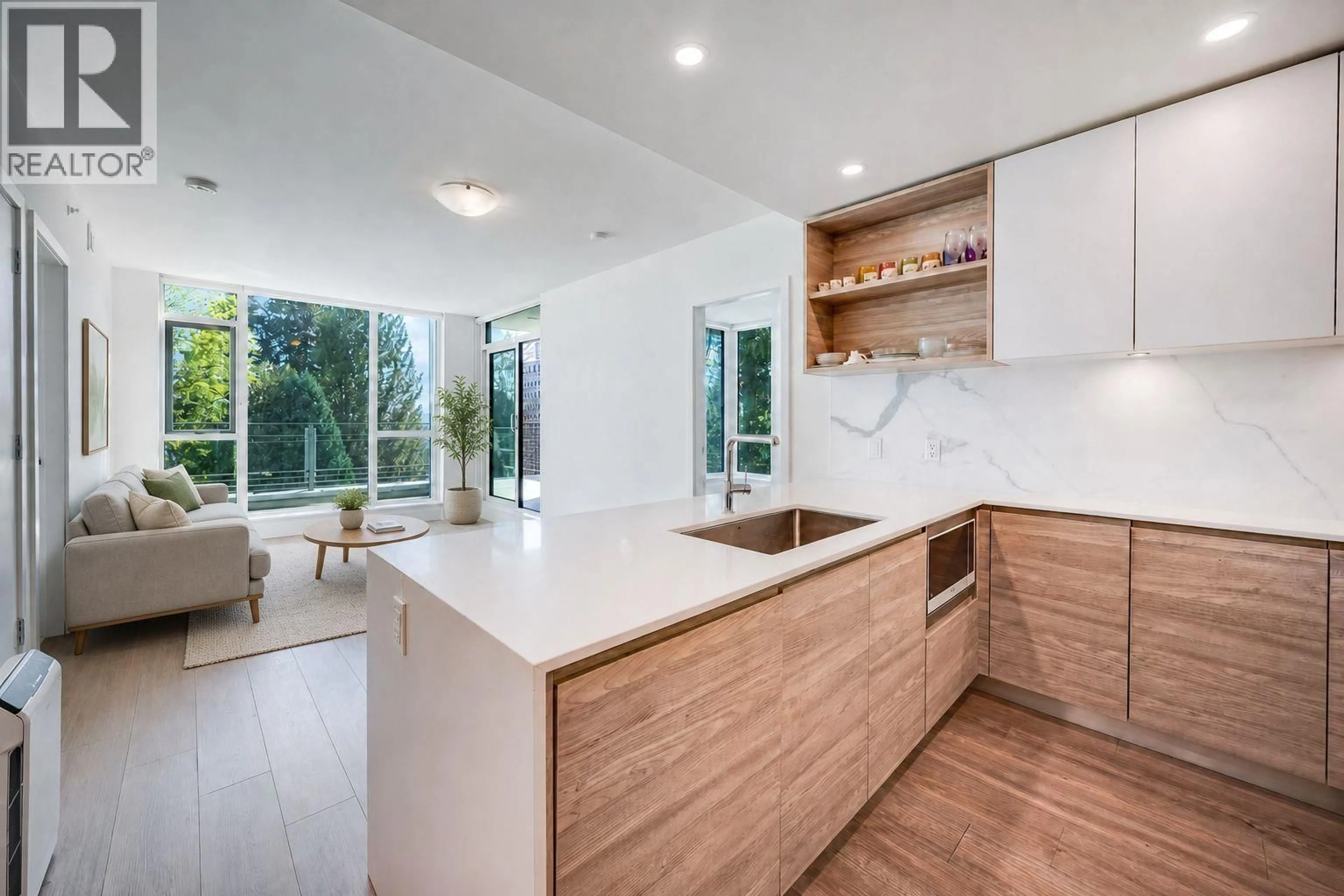 Contemporary kitchen, unknown for 205 - 585 AUSTIN AVENUE, Coquitlam British Columbia V3K0G6
