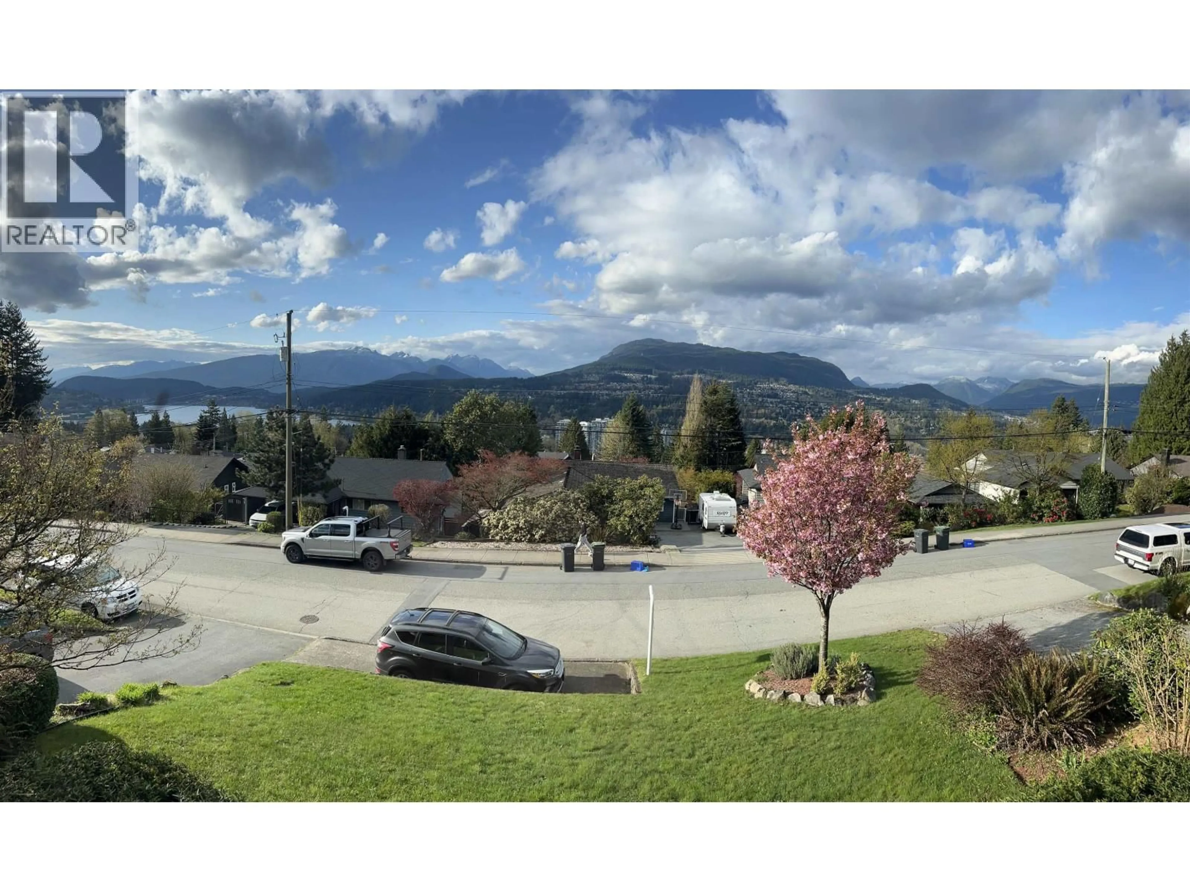 A pic from outside/outdoor area/front of a property/back of a property/a pic from drone, mountain view for 918 BAKER DRIVE, Coquitlam British Columbia V3J6X2