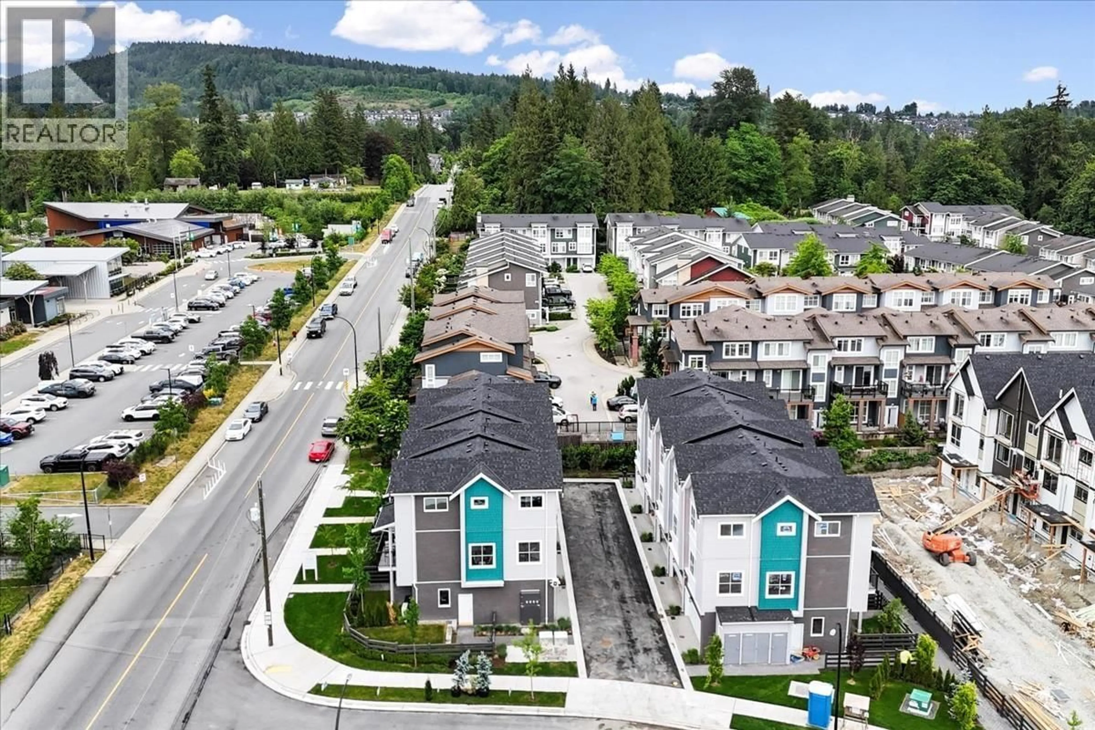 A pic from outside/outdoor area/front of a property/back of a property/a pic from drone, mountain view for 8 - 10392 240A STREET, Maple Ridge British Columbia V2W1G3