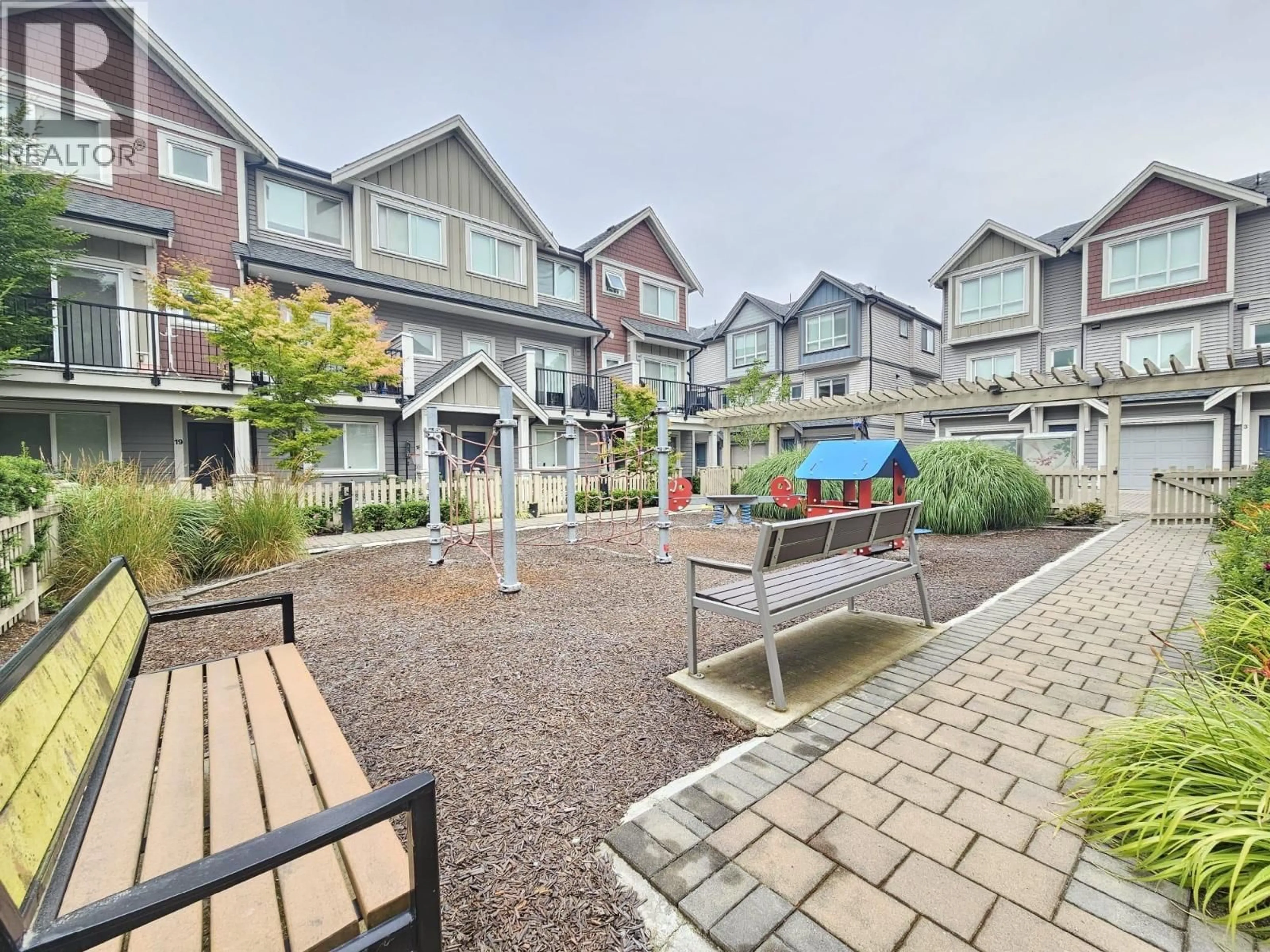 Patio, mountain view for 1 - 22600 GILLEY ROAD, Richmond British Columbia V6V1E4